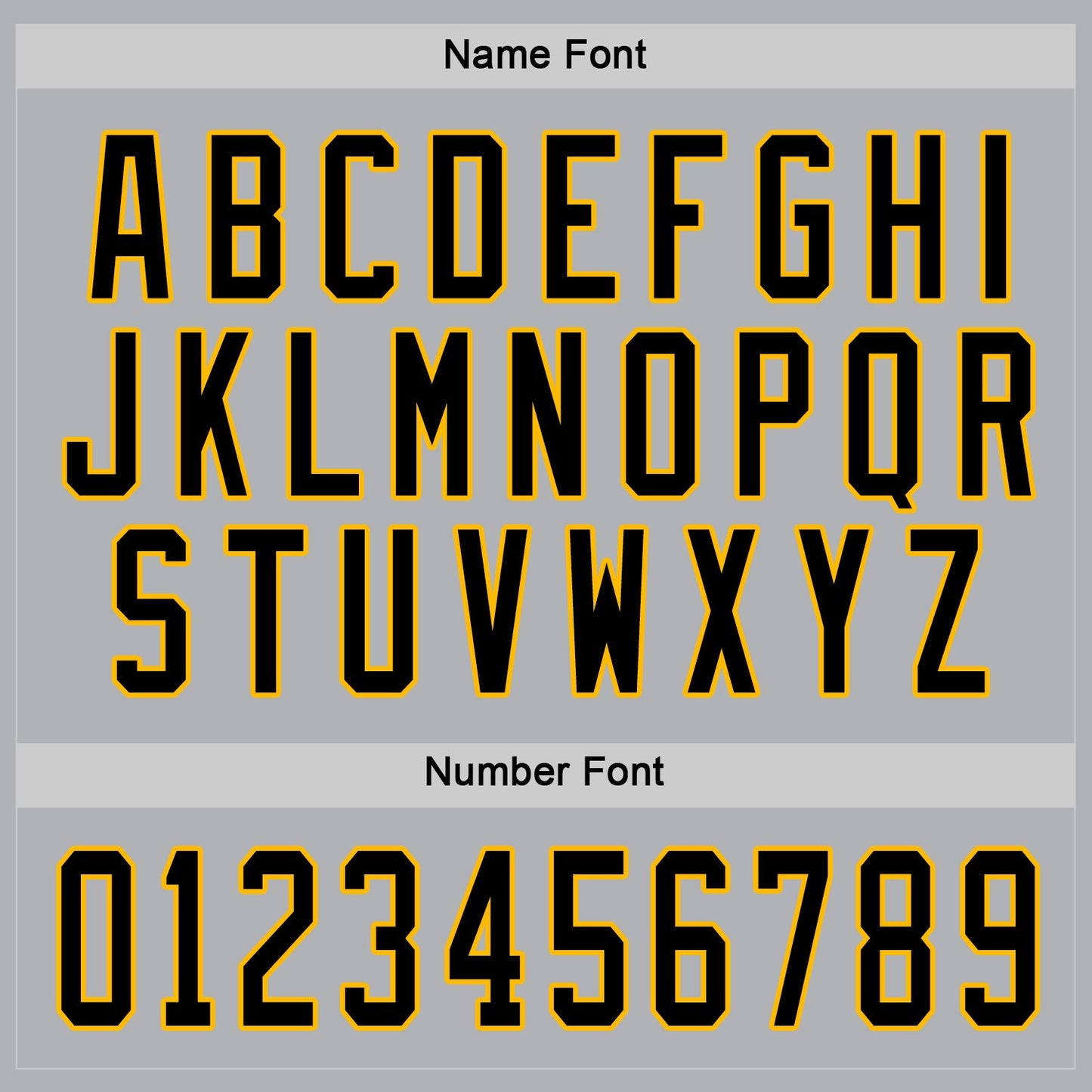 Custom Gray Black-Gold Hockey Jersey view 4
