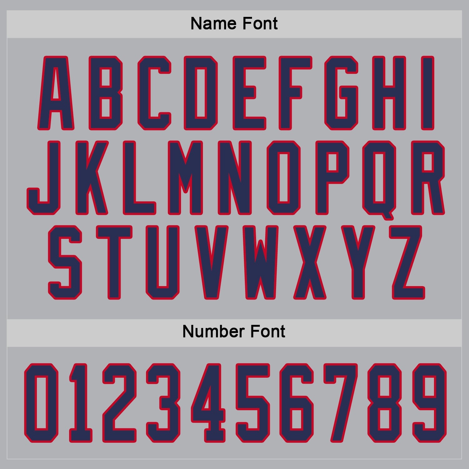 Custom Gray Navy-Red Hockey Jersey view 4