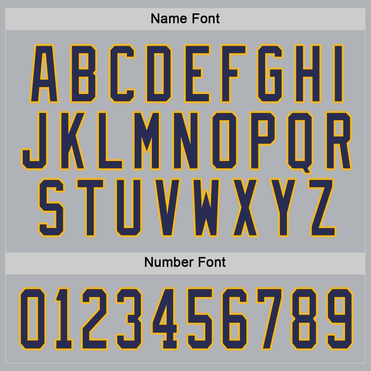Custom Gray Navy-Gold Hockey Jersey view 4