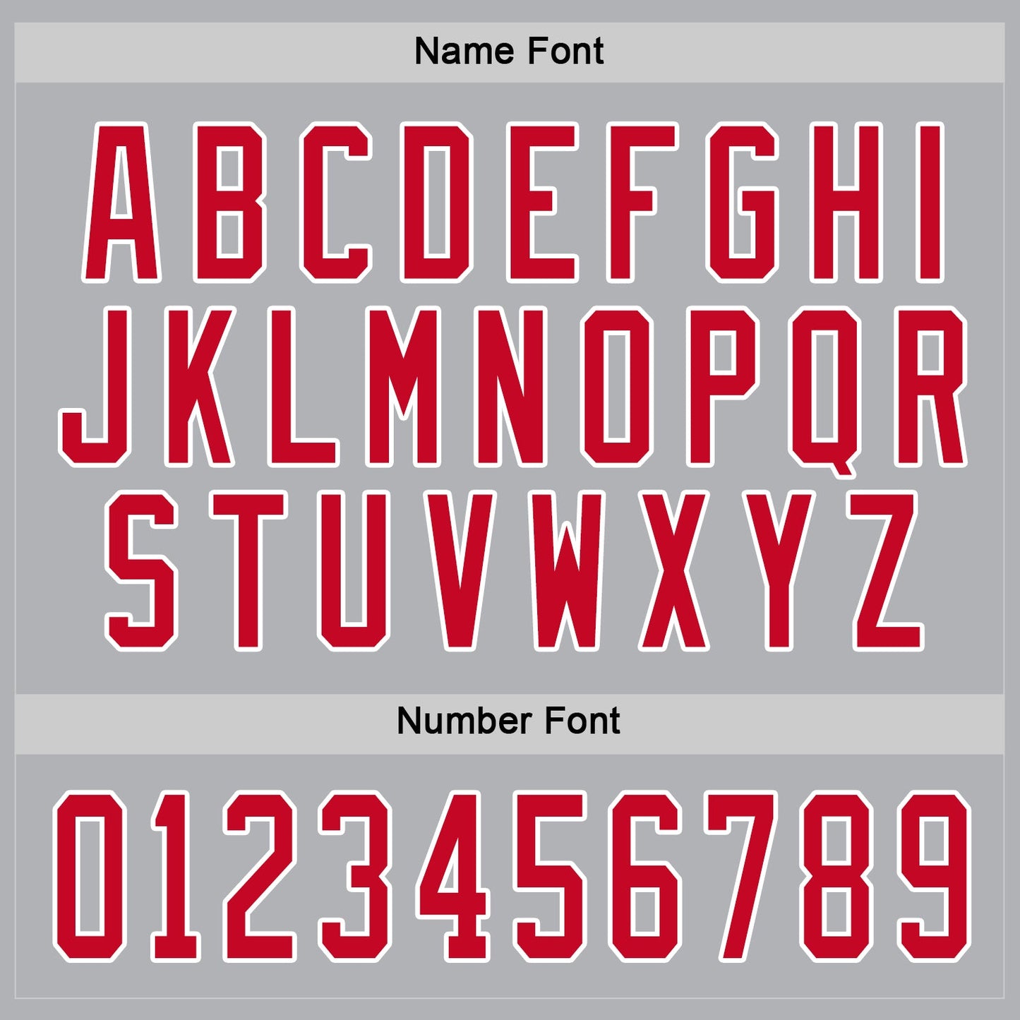 Custom Gray Red-White Hockey Jersey view 4