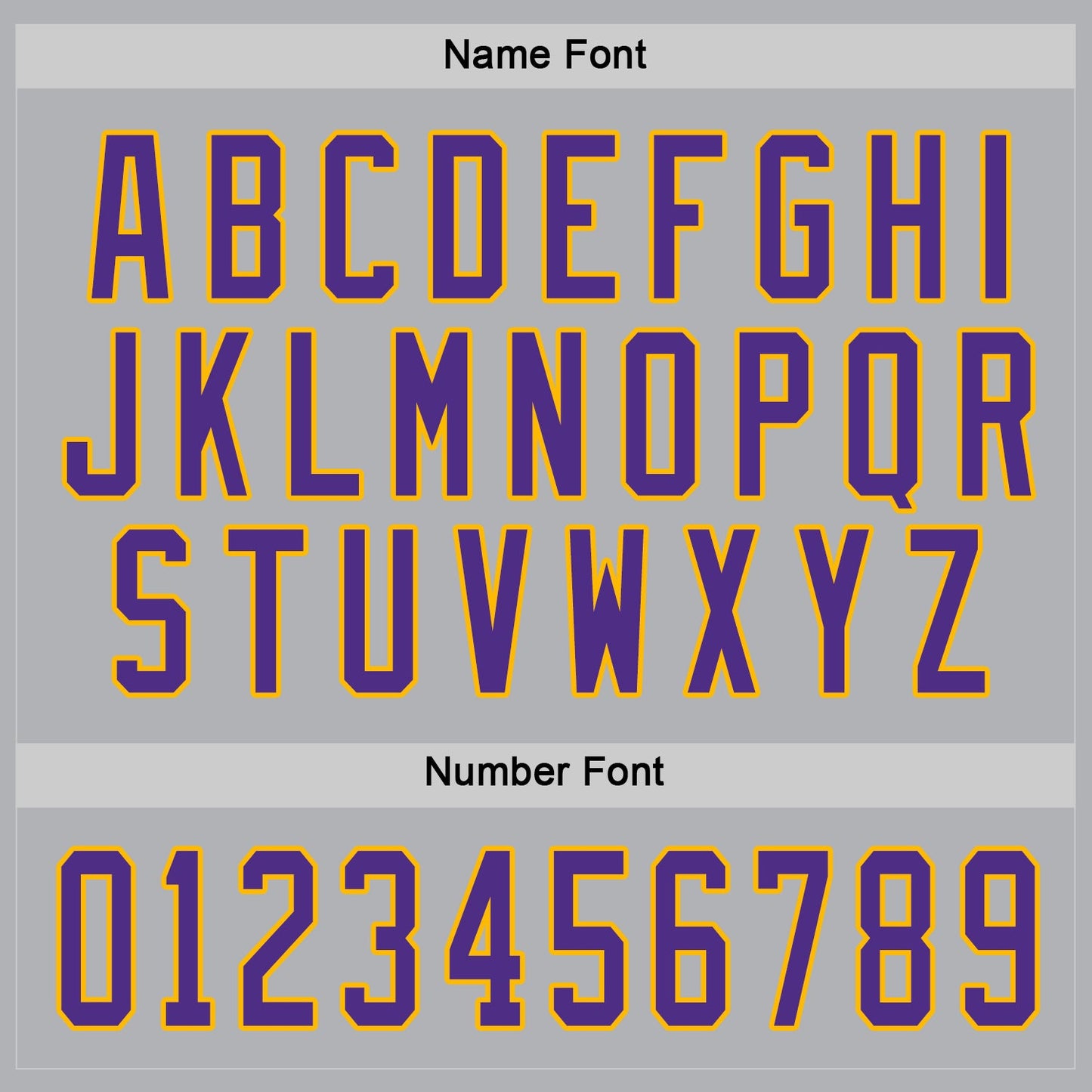 Custom Gray Purple-Gold Hockey Jersey view 4
