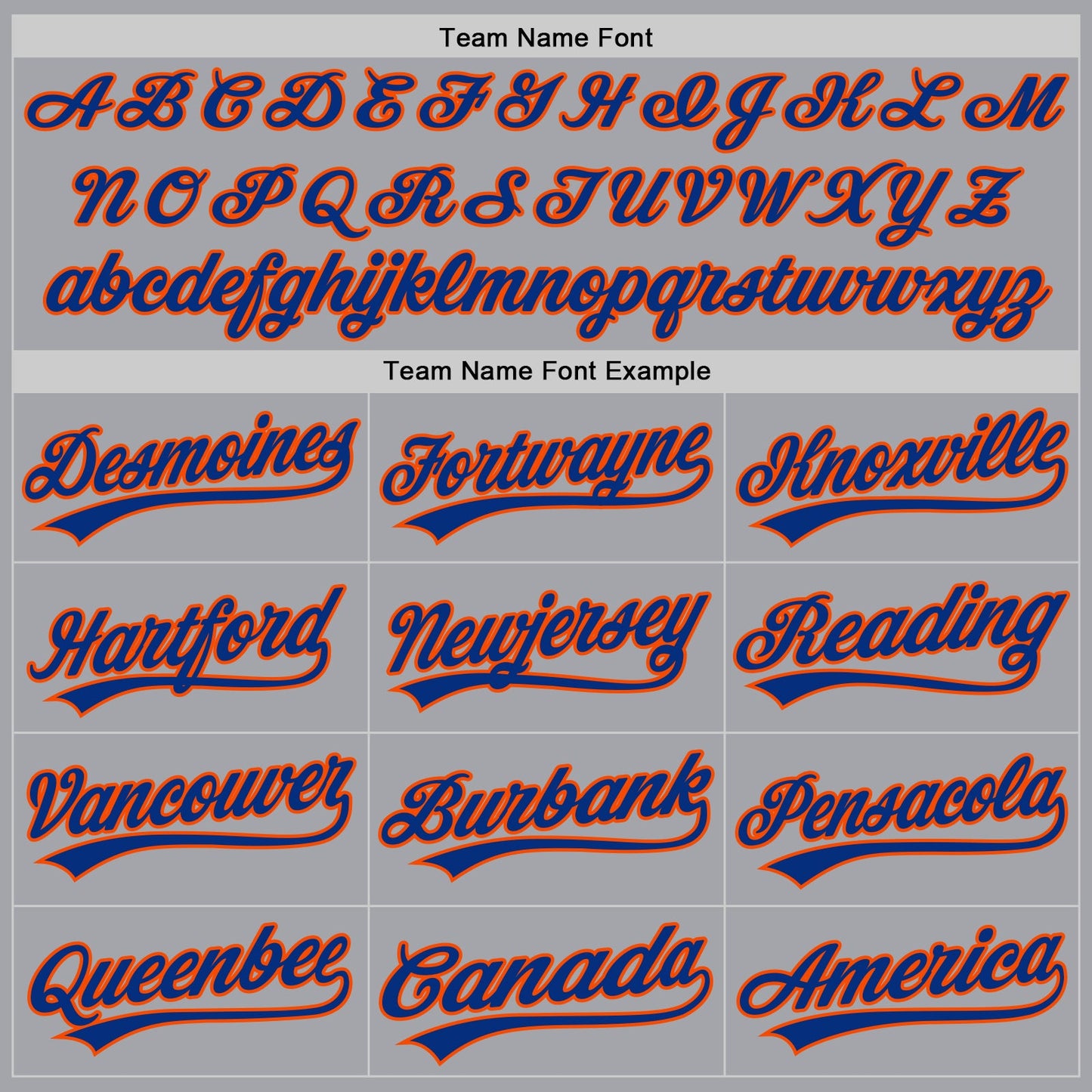 Custom Gray Royal-Orange Authentic Baseball Jersey view 4