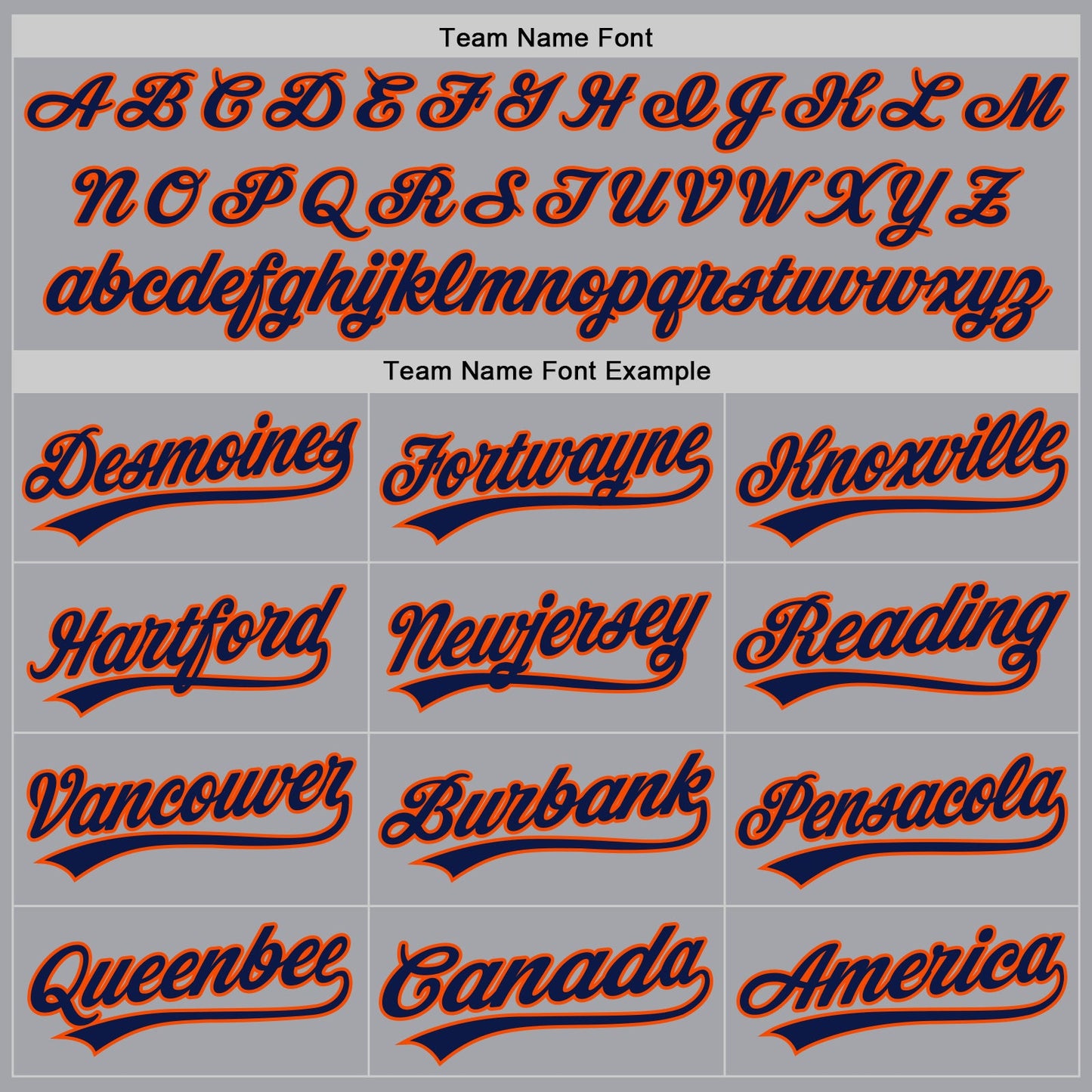 Custom Gray Navy-Orange Authentic Baseball Jersey view 4