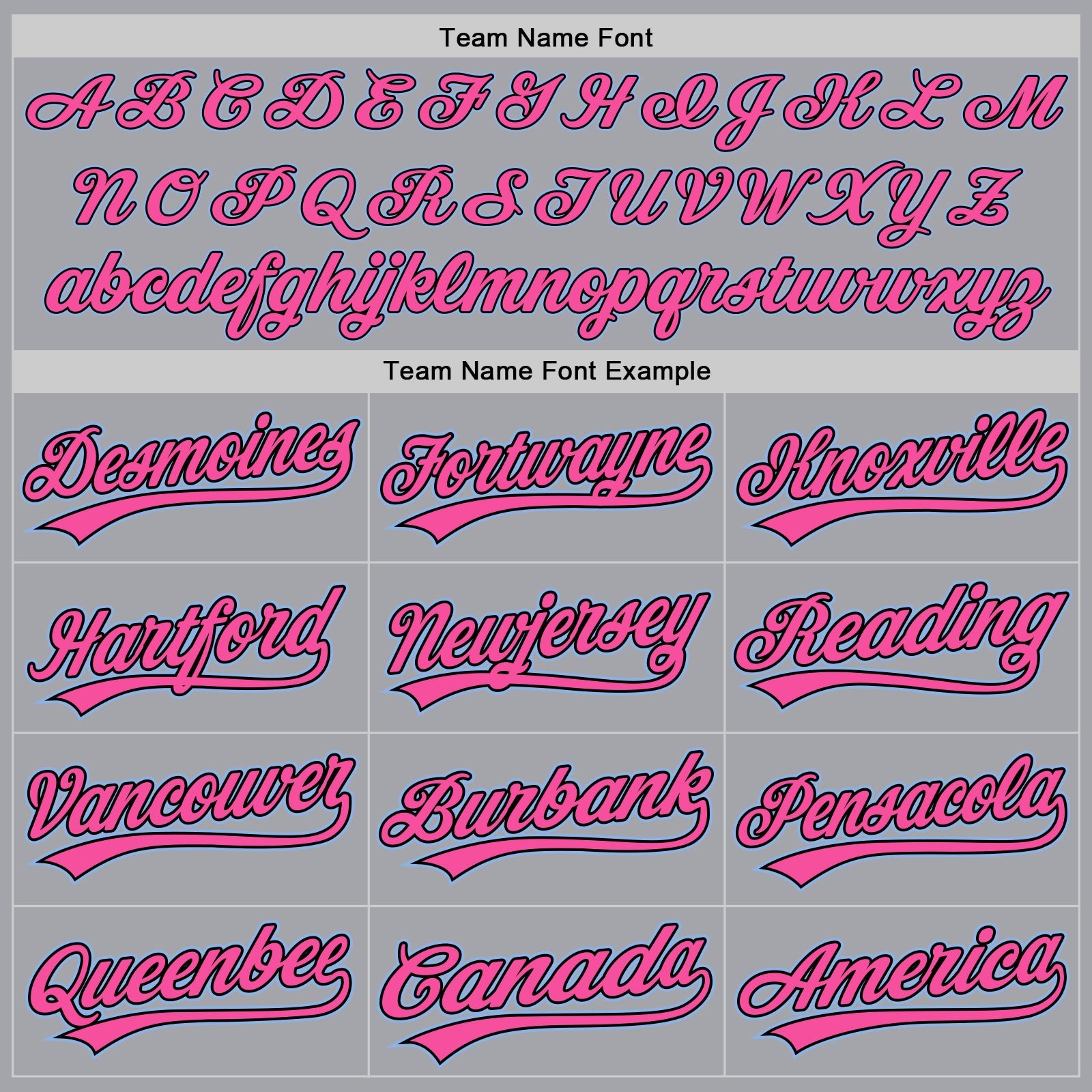 Custom Gray Light Blue Black-Pink Authentic Baseball Jersey view 4