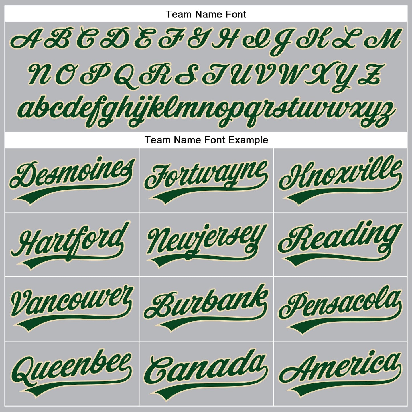 Custom Gray Green Pinstripe City Cream Authentic Baseball Jersey view 4