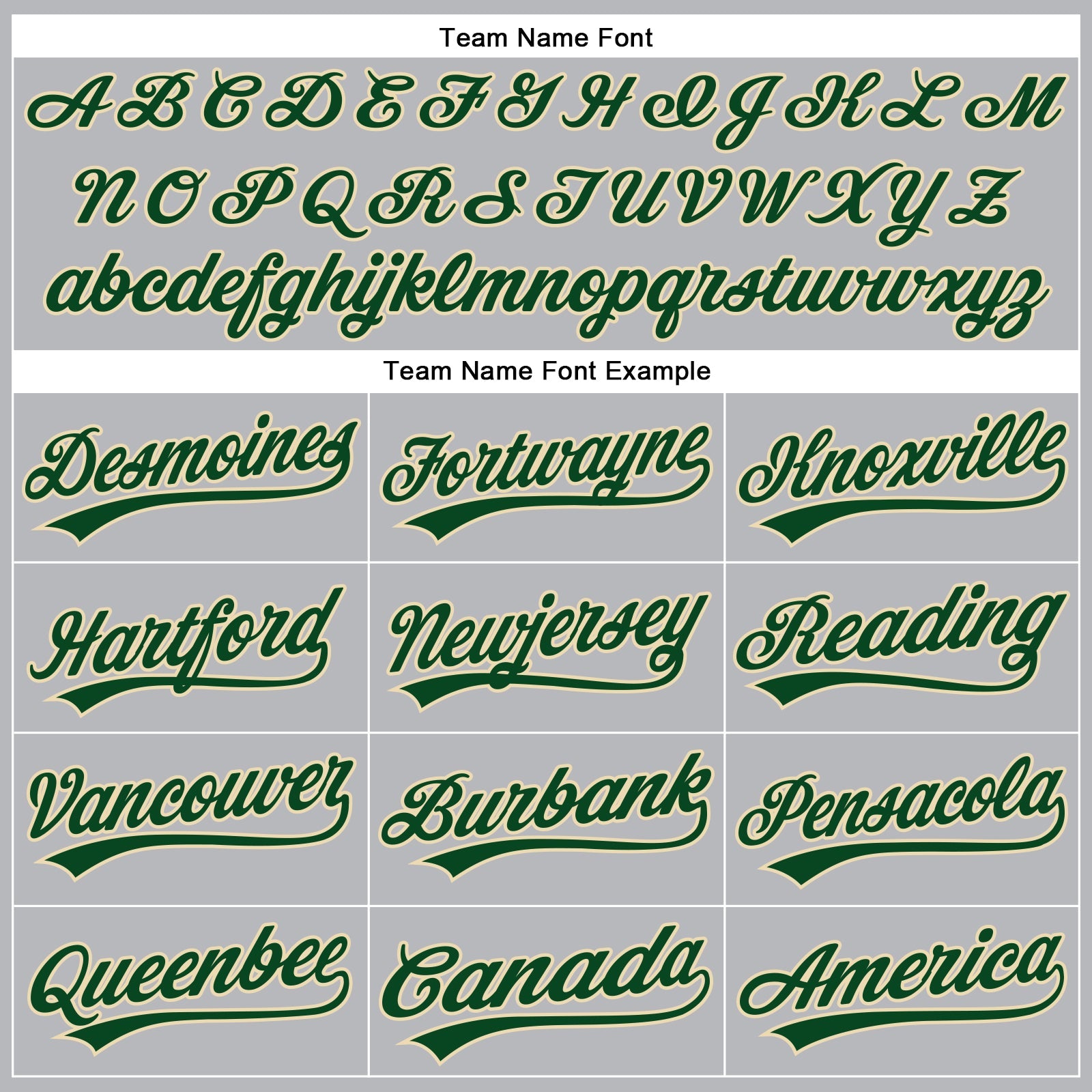Custom Gray Green Pinstripe City Cream Authentic Baseball Jersey view 4