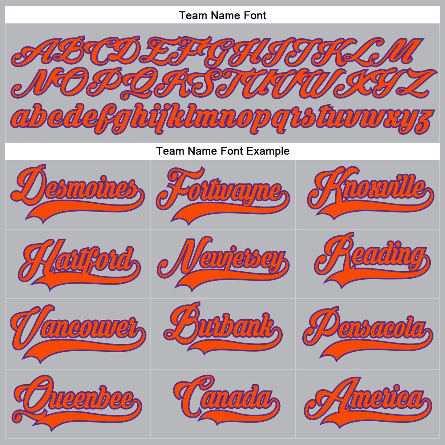 Custom Gray Orange-Purple Hockey Lace Neck Jersey view 4