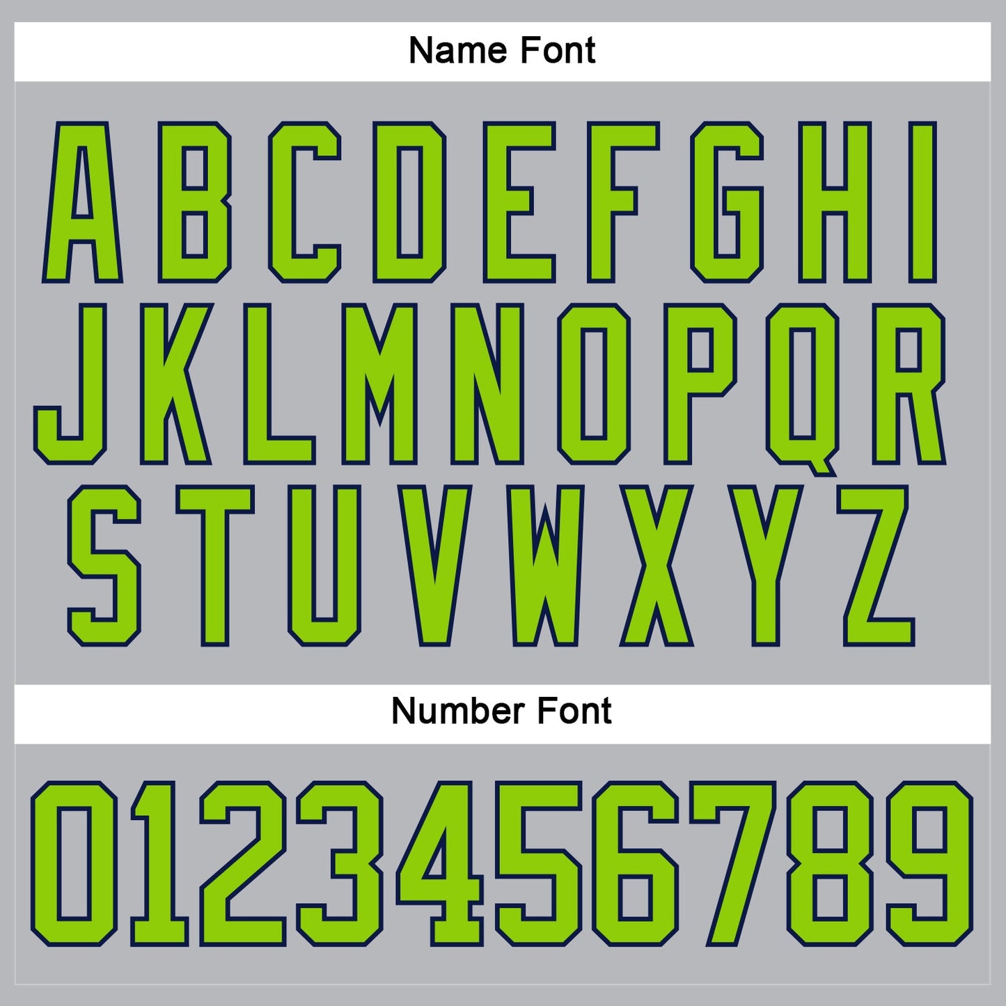 Custom Gray Neon Green-Navy Hockey Lace Neck Jersey view 5