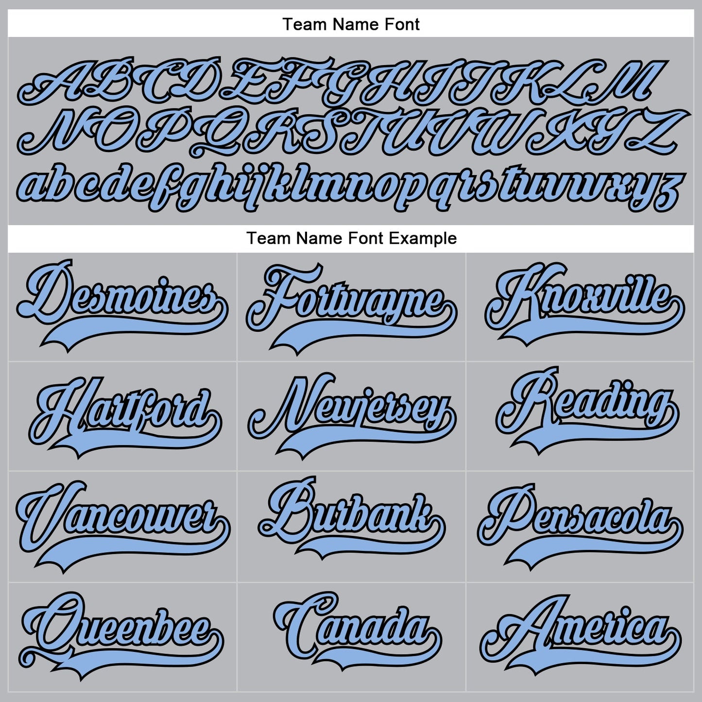 Custom Gray Light Blue-Black Hockey Lace Neck Jersey view 4