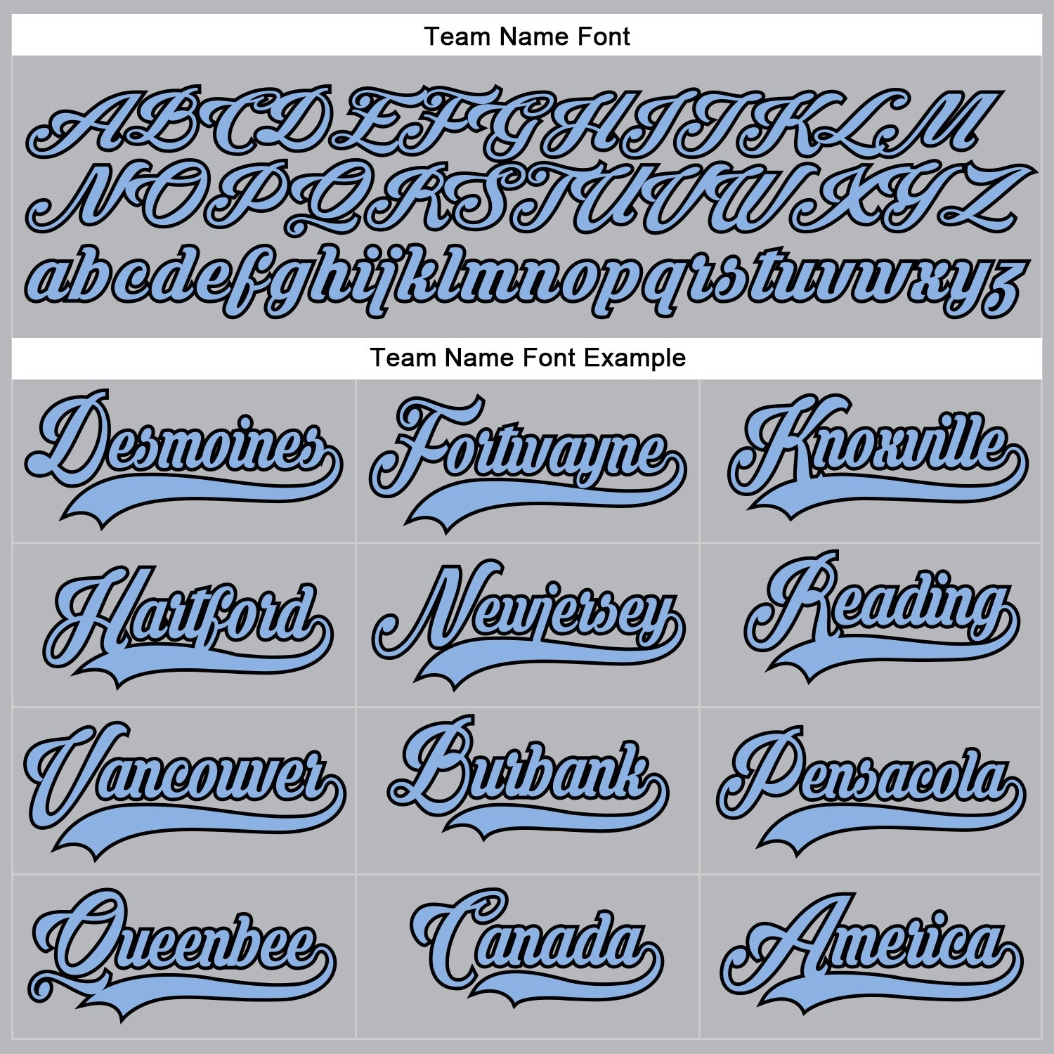 Custom Gray Light Blue-Black Hockey Lace Neck Jersey view 4