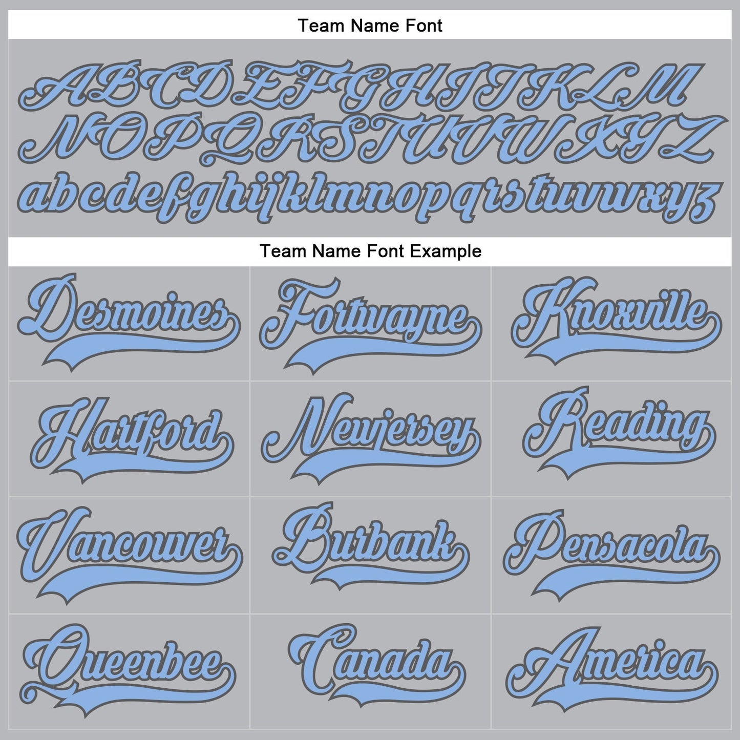 Custom Gray Light Blue-Steel Gray Hockey Lace Neck Jersey view 4