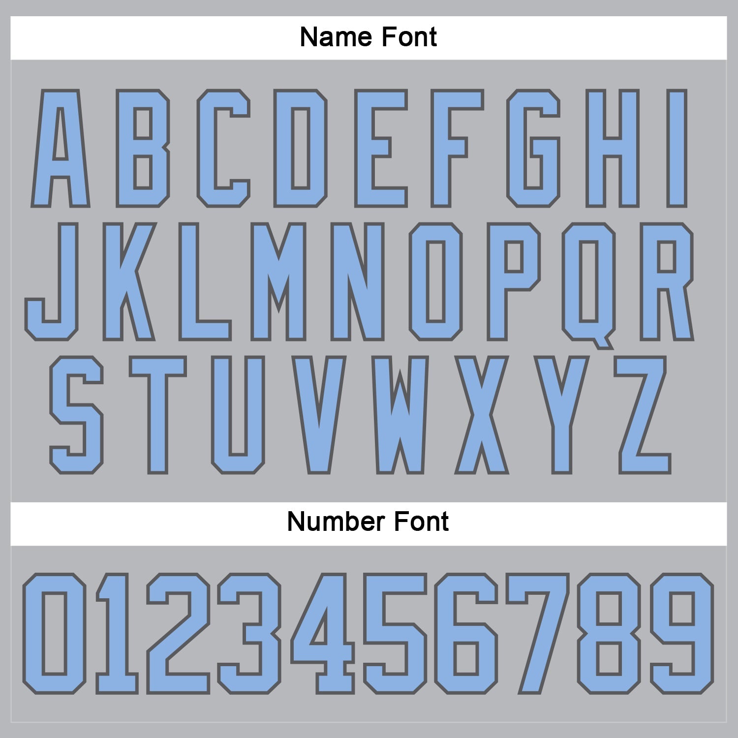Custom Gray Light Blue-Steel Gray Hockey Lace Neck Jersey view 5