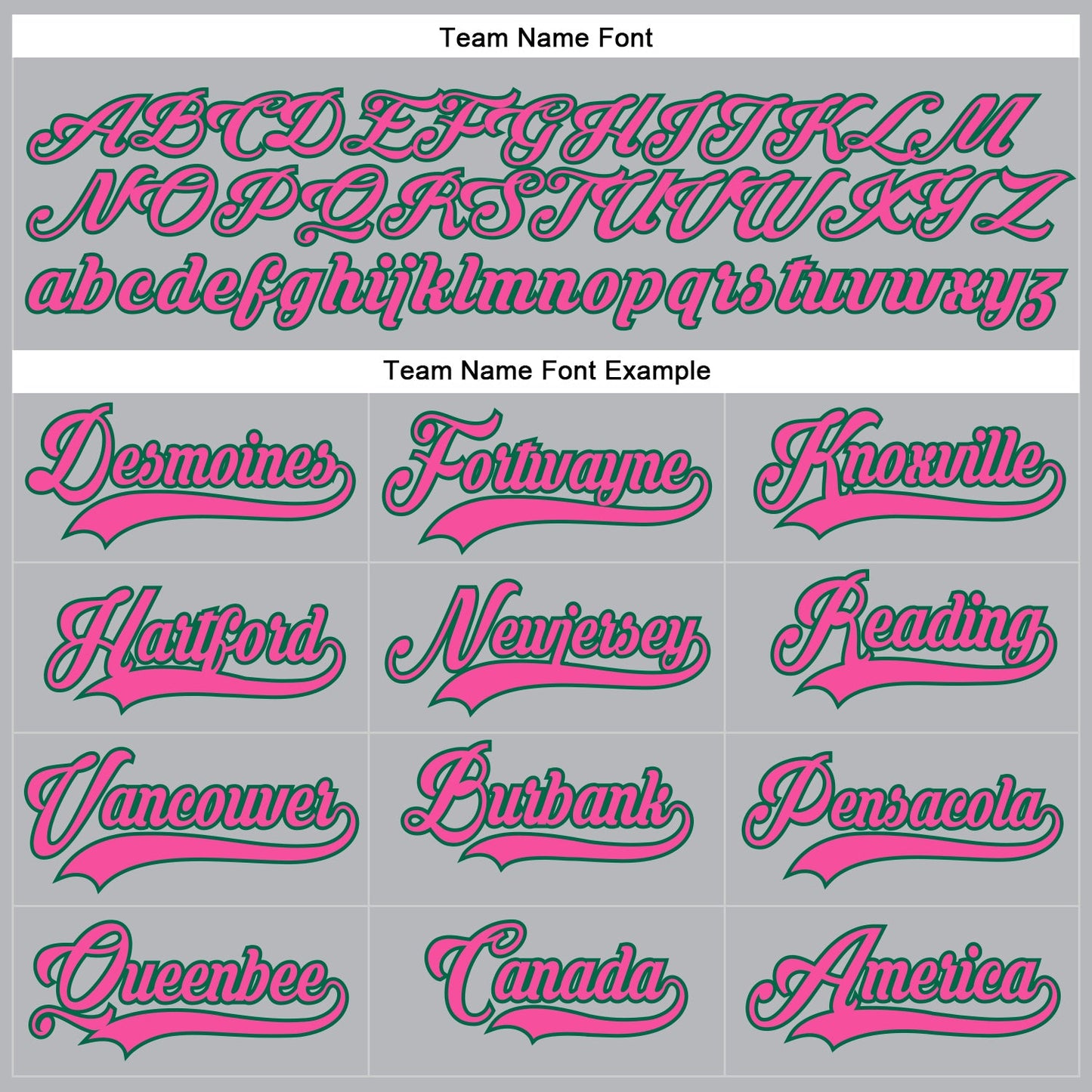 Custom Gray Pink-Kelly Green Hockey Lace Neck Jersey view 4