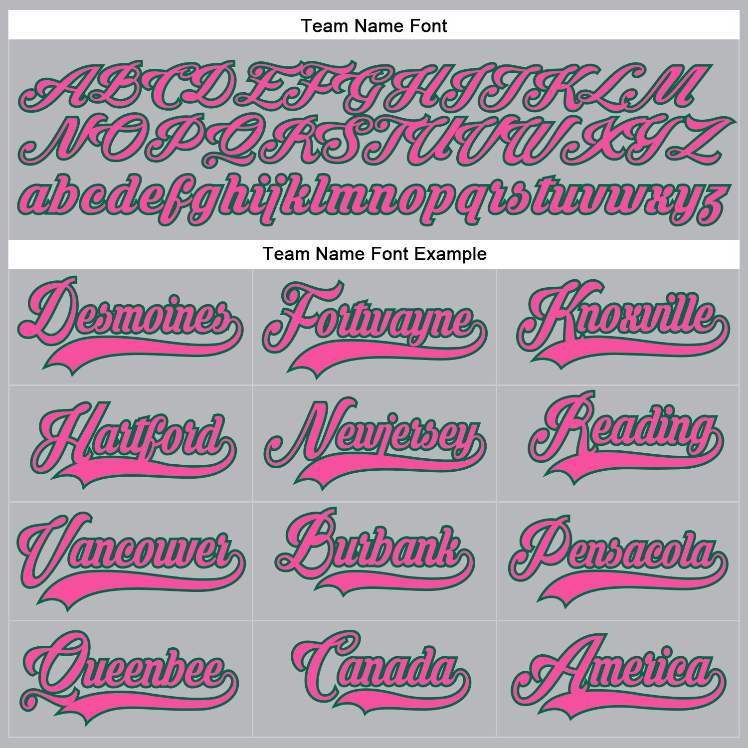 Custom Gray Pink-Kelly Green Hockey Lace Neck Jersey view 4