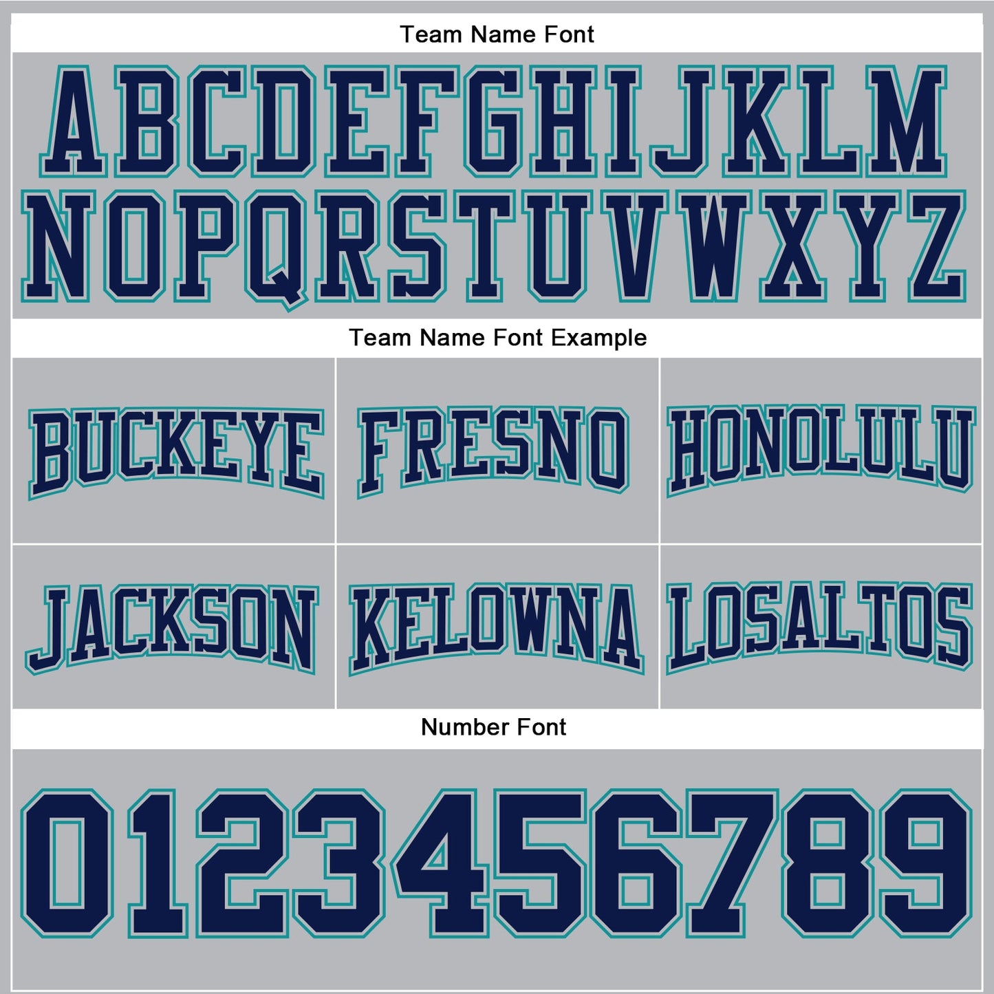 Custom Stitched Gray Navy-Teal Football Pullover Sweatshirt Hoodie view 3