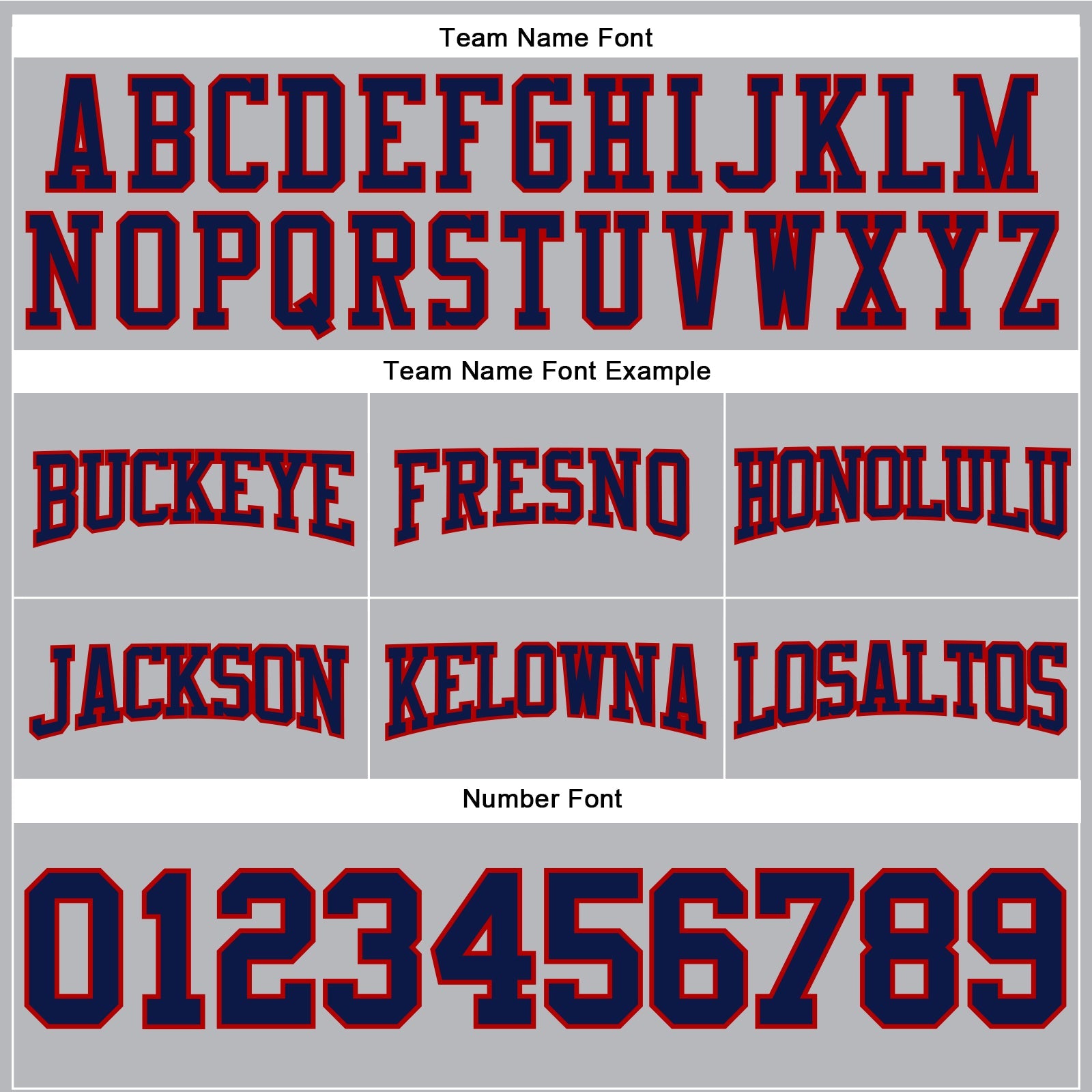 Custom Stitched Gray Navy-Red Football Pullover Sweatshirt Hoodie view 3