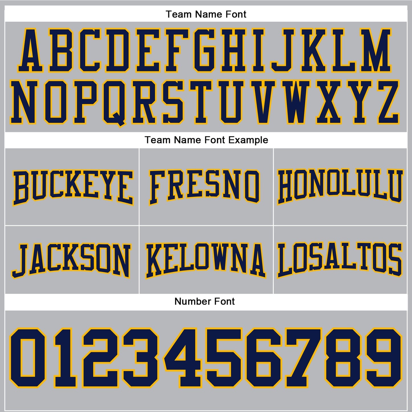Custom Stitched Gray Navy-Gold Football Pullover Sweatshirt Hoodie view 3