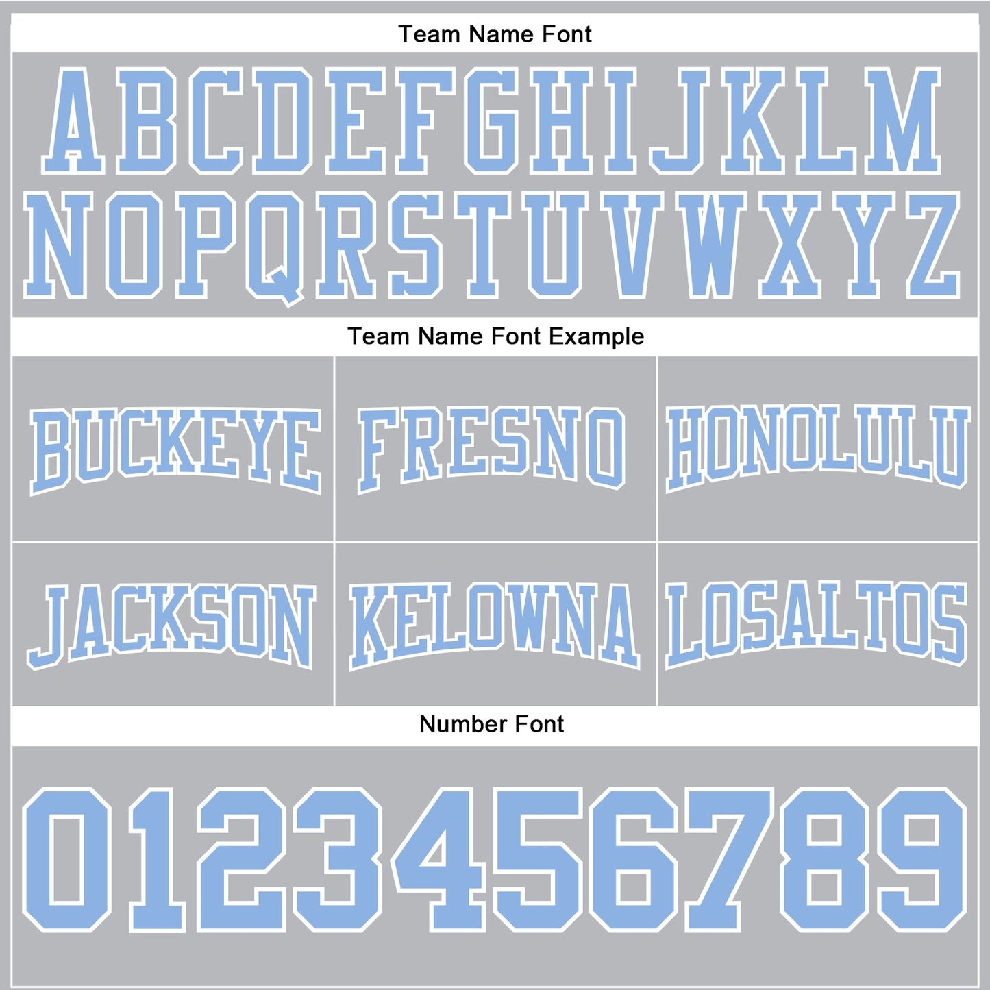 Custom Stitched Gray Light Blue-White Football Pullover Sweatshirt Hoodie view 3