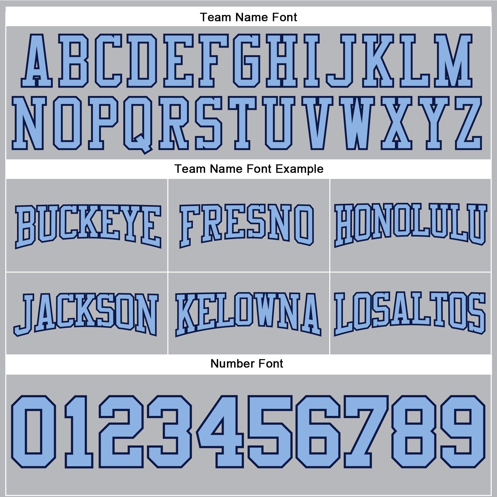 Custom Stitched Gray Light Blue-Navy Football Pullover Sweatshirt Hoodie view 3