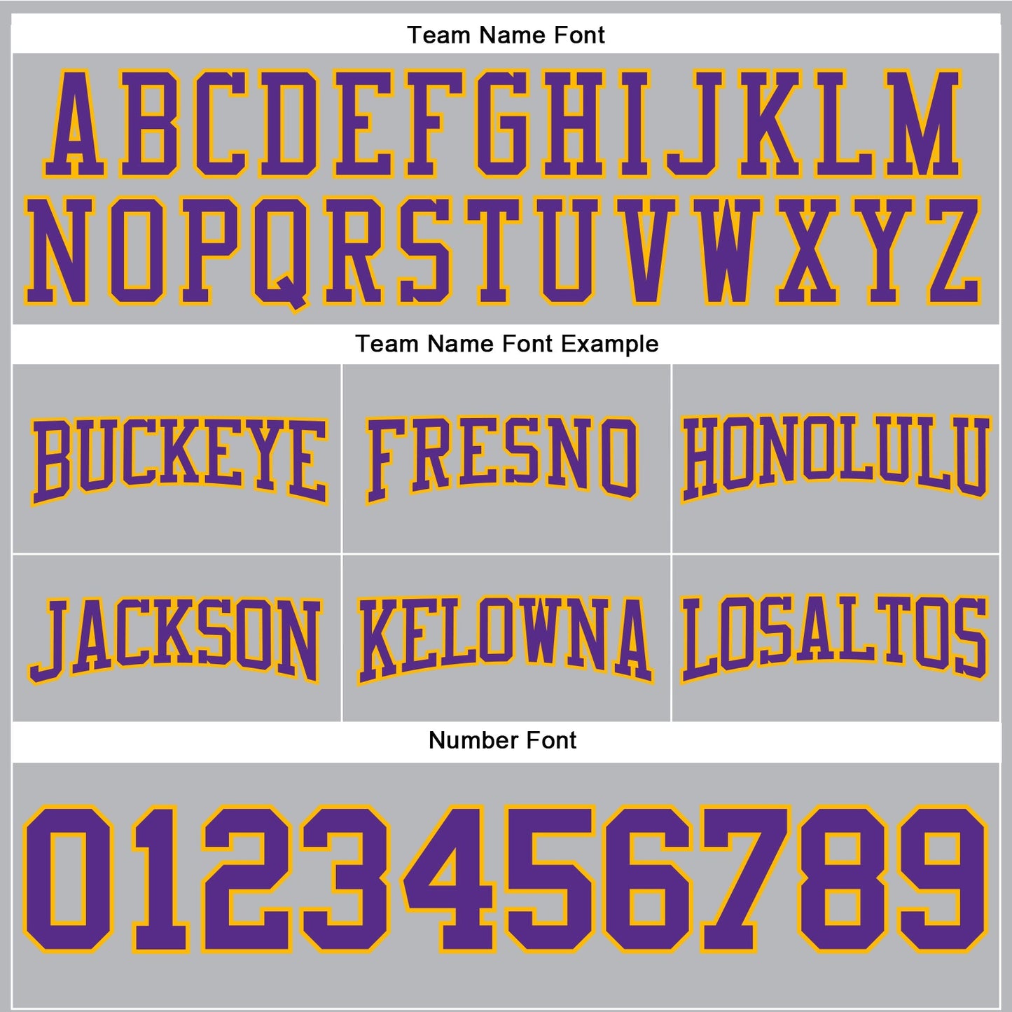 Custom Stitched Gray Purple-Gold Football Pullover Sweatshirt Hoodie view 3