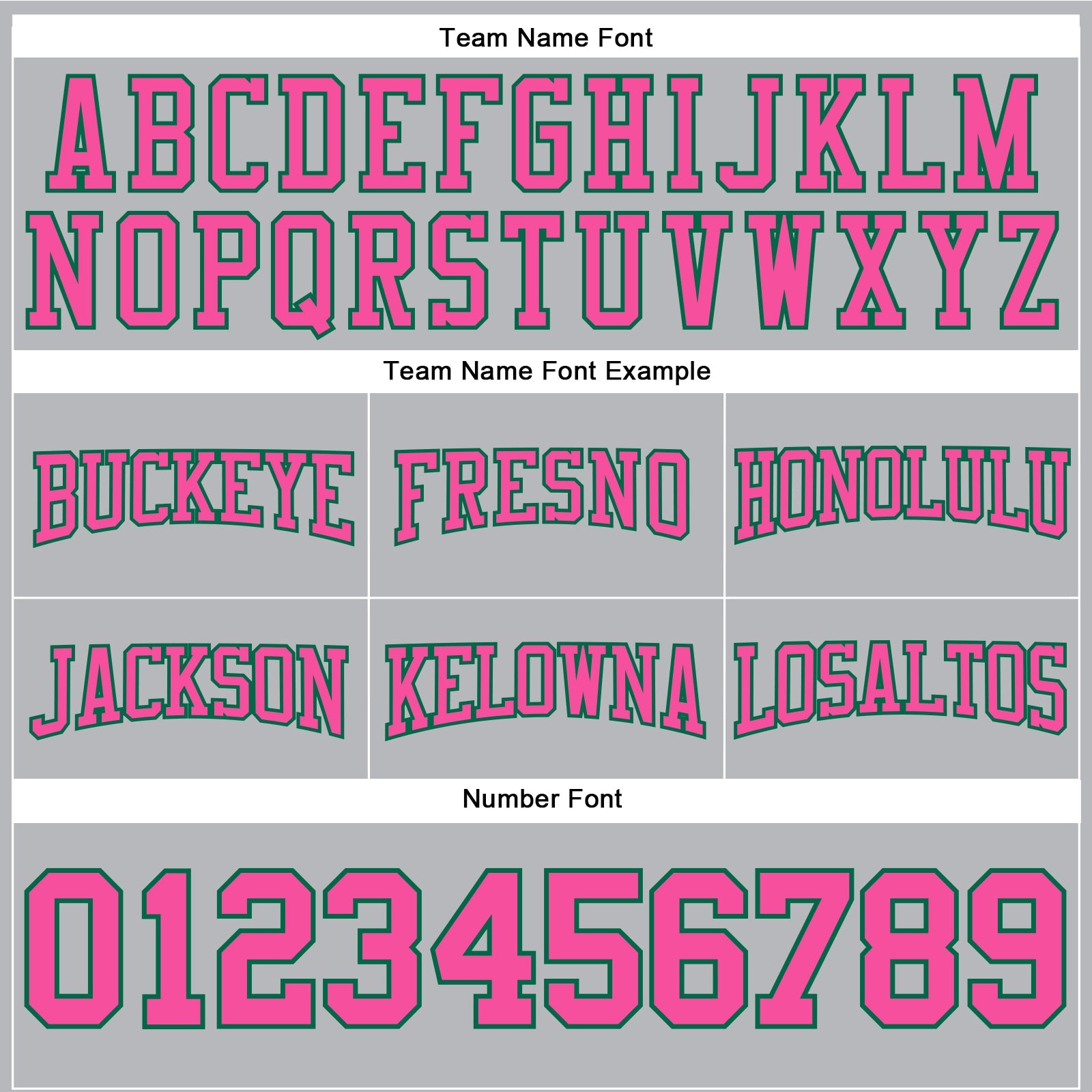 Custom Stitched Gray Pink-Kelly Green Football Pullover Sweatshirt Hoodie view 3