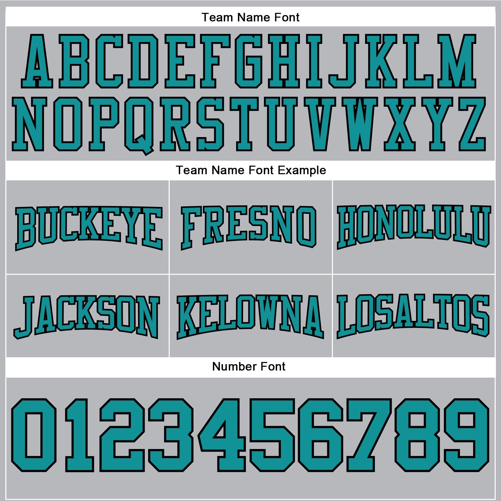 Custom Stitched Gray Teal-Black Football Pullover Sweatshirt Hoodie view 3