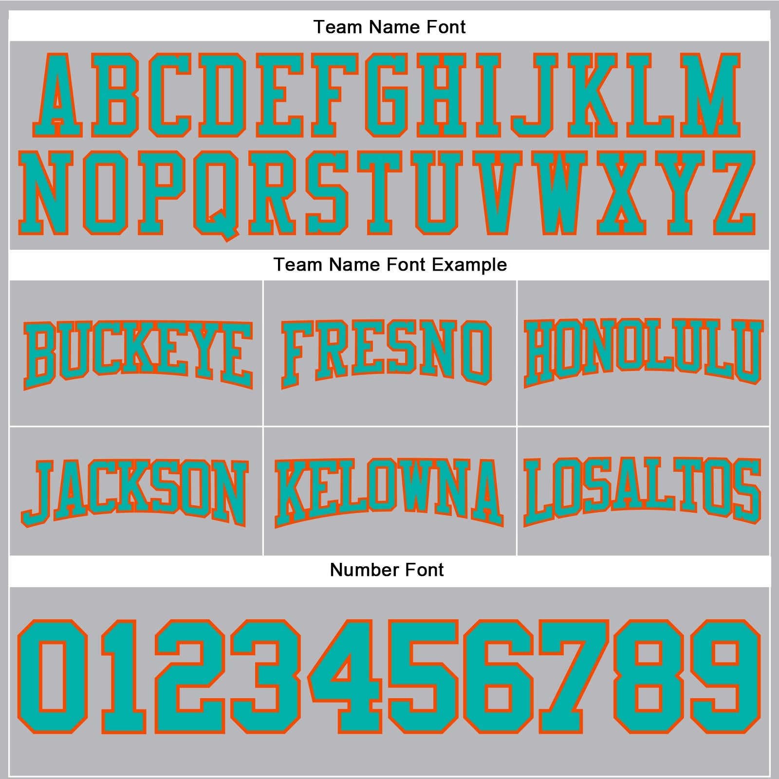 Custom Stitched Gray Aqua-Orange Football Pullover Sweatshirt Hoodie view 3