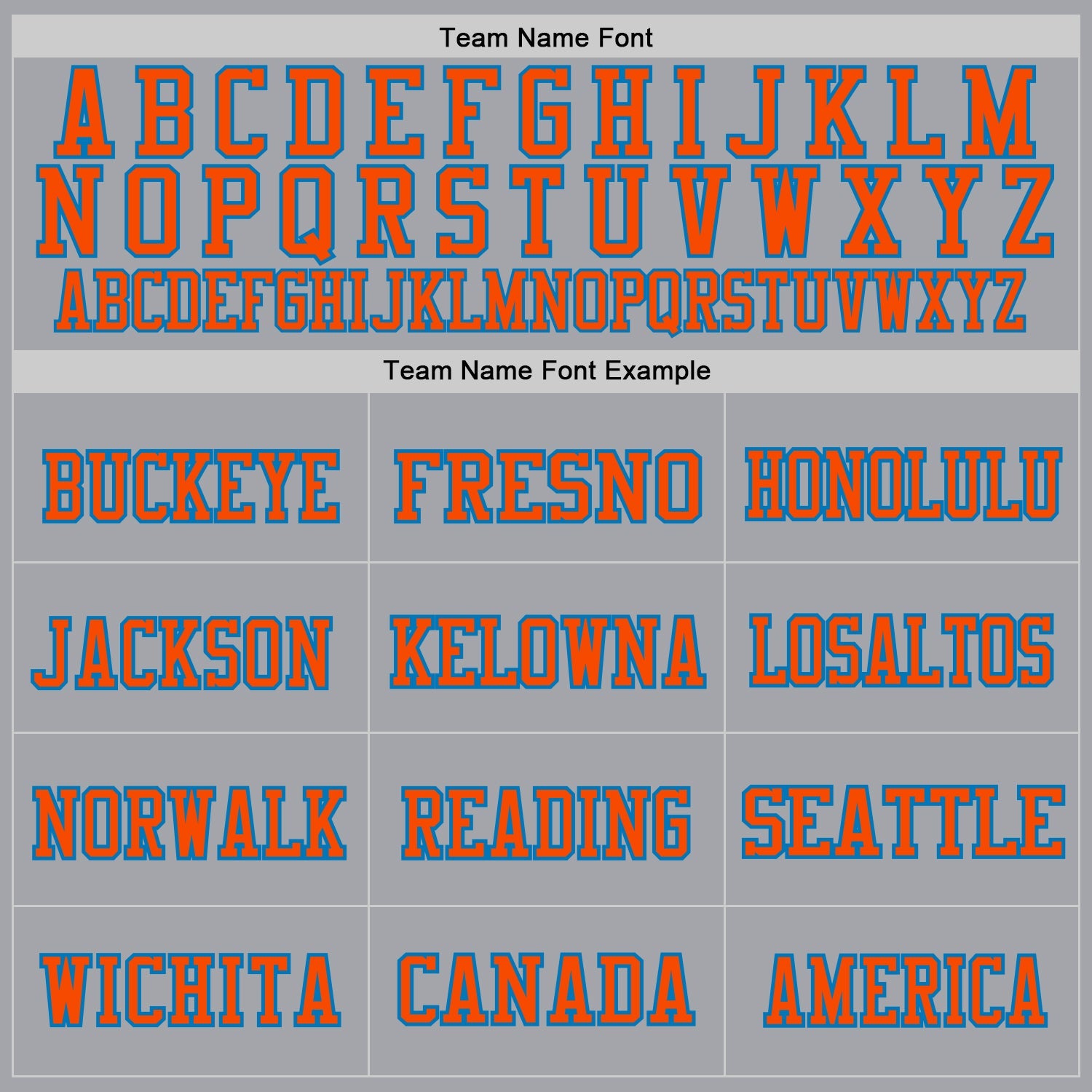 Custom Gray Orange-Blue Mesh Authentic Throwback Football Jersey view 3