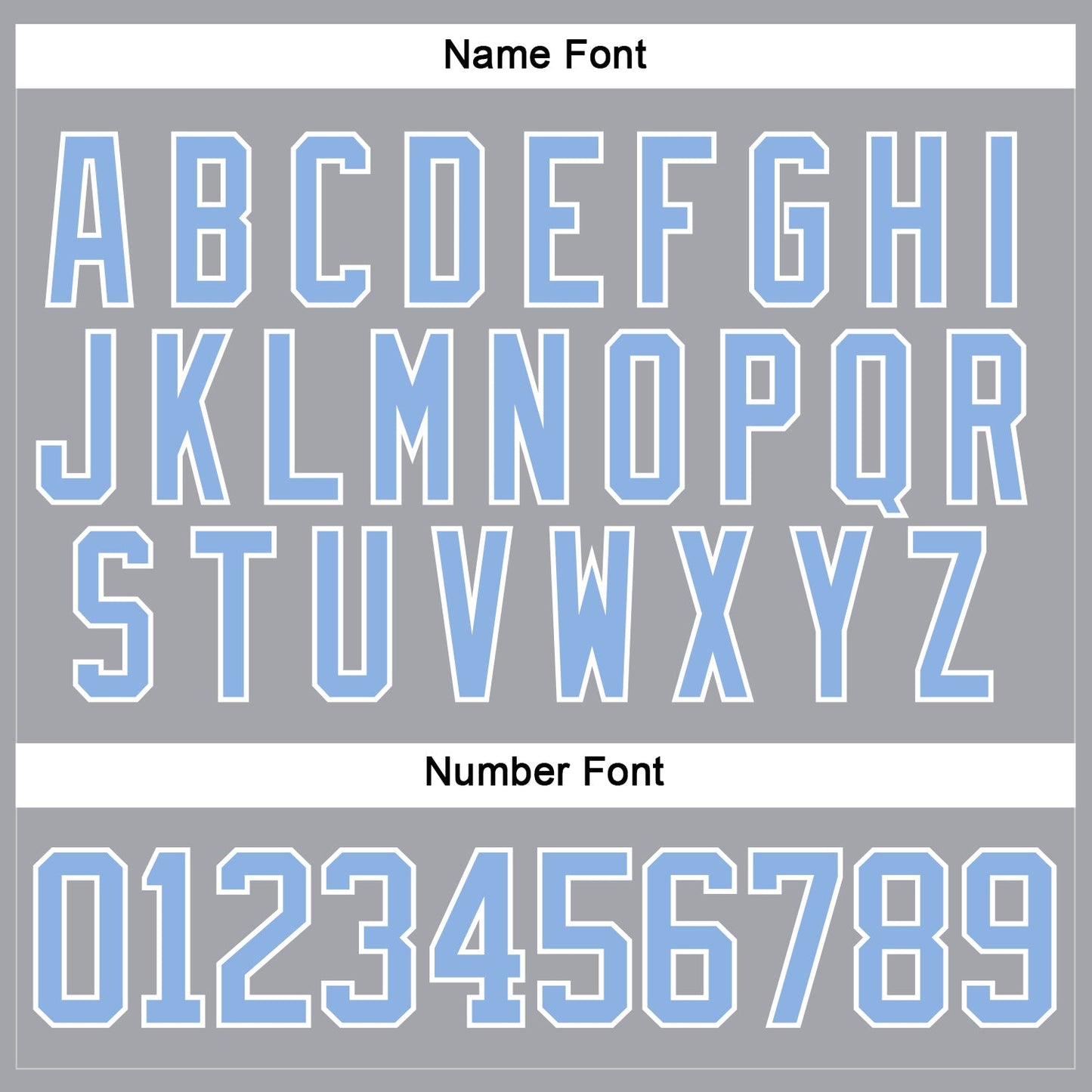 Custom Gray Light Blue-White Hockey Lace Neck Jersey view 5