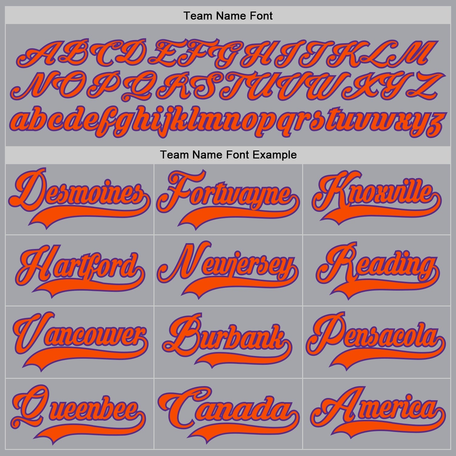 Custom Gray Orange-Purple Hockey Lace Neck Jersey view 4