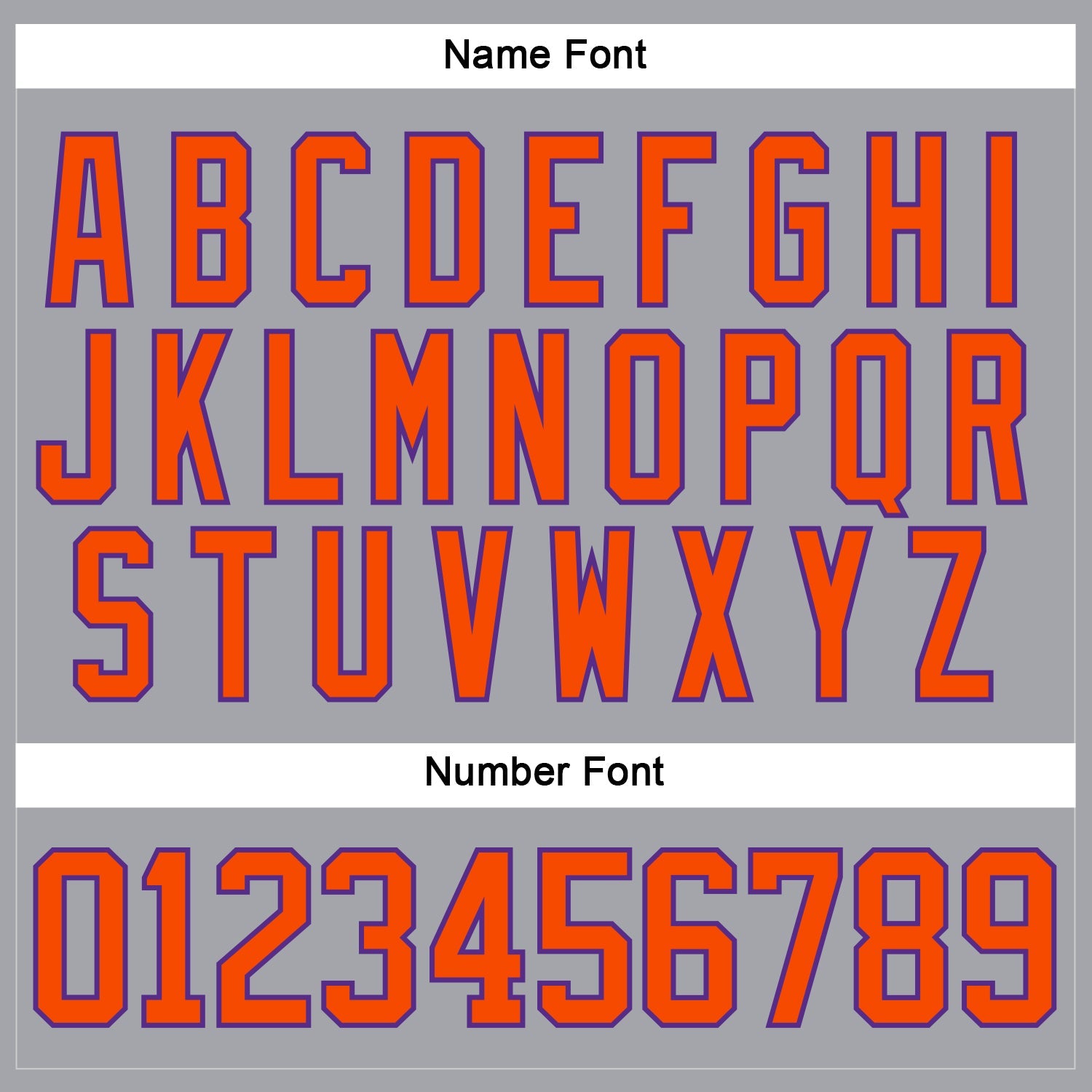 Custom Gray Orange-Purple Hockey Lace Neck Jersey view 5