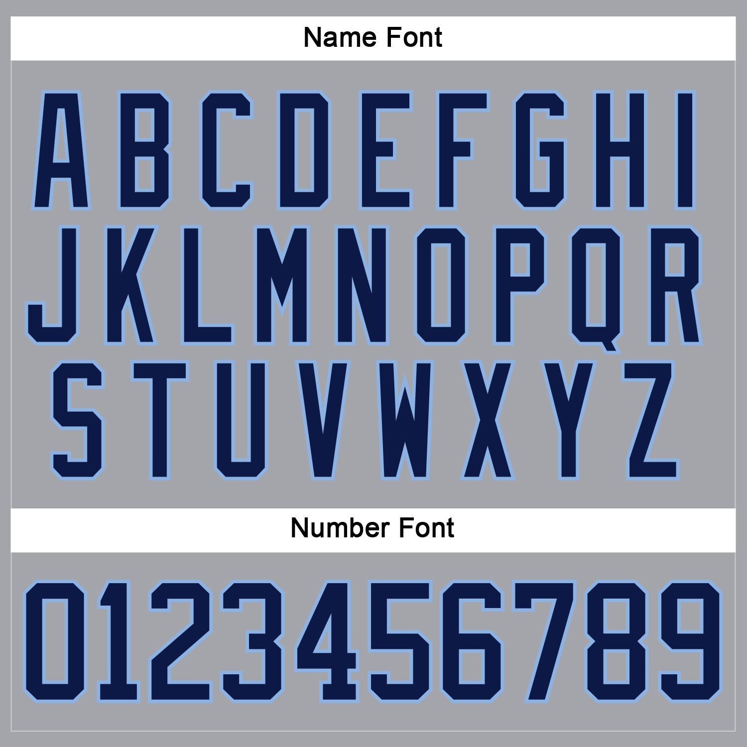 Custom Gray Navy-Light Blue Hockey Lace Neck Jersey view 5