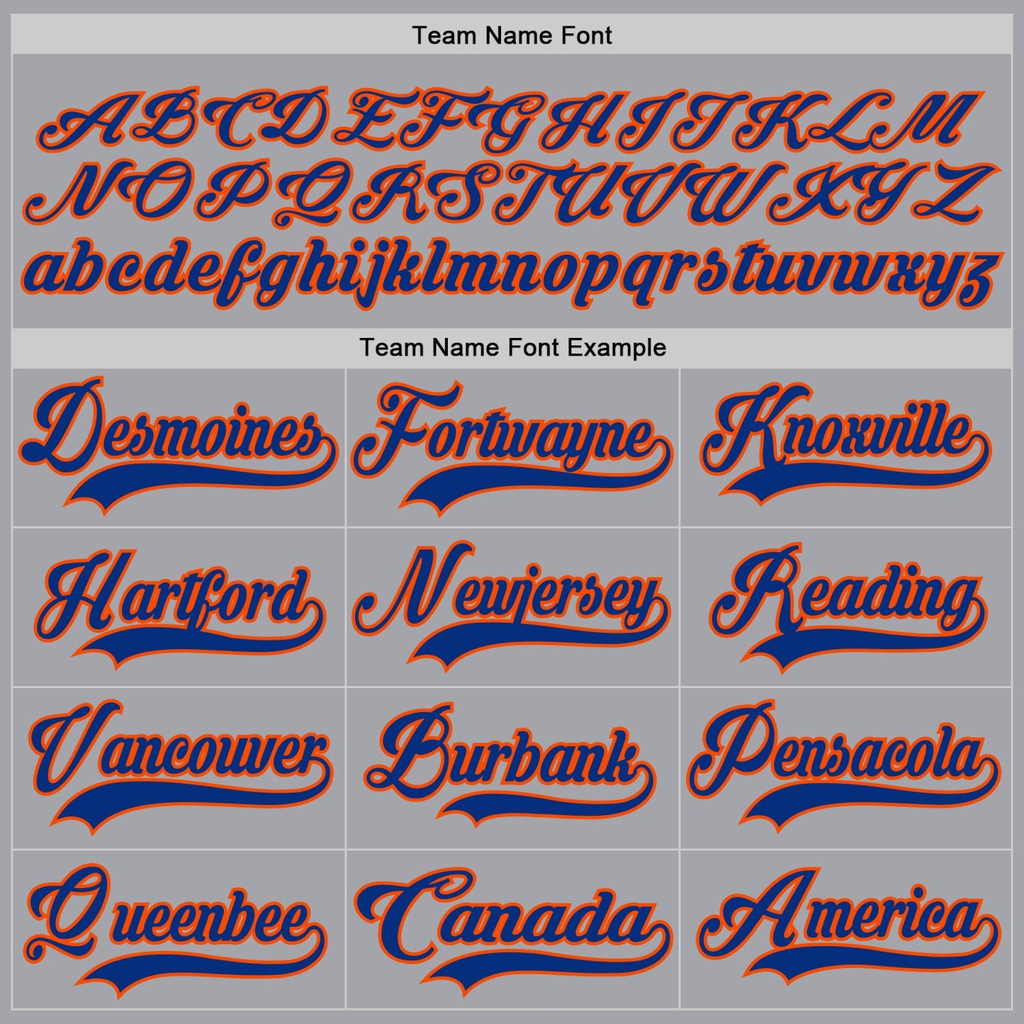 Custom Gray Royal-Orange Hockey Lace Neck Jersey view 4