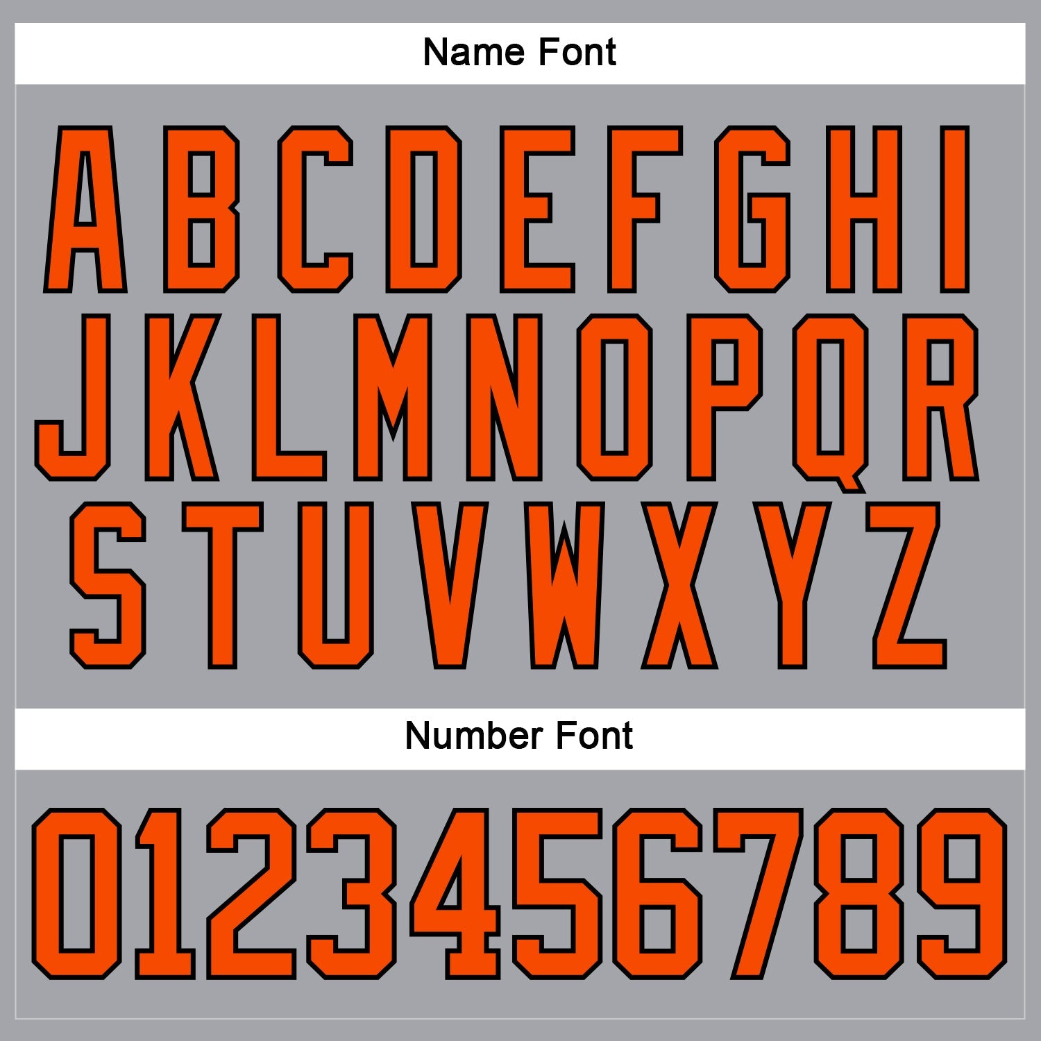 Custom Gray Orange-Black Hockey Lace Neck Jersey view 5
