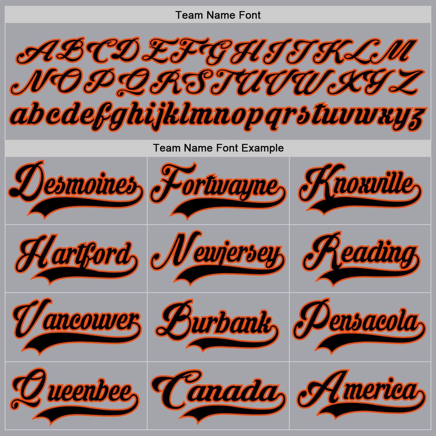 Custom Gray Black-Orange Hockey Lace Neck Jersey view 4