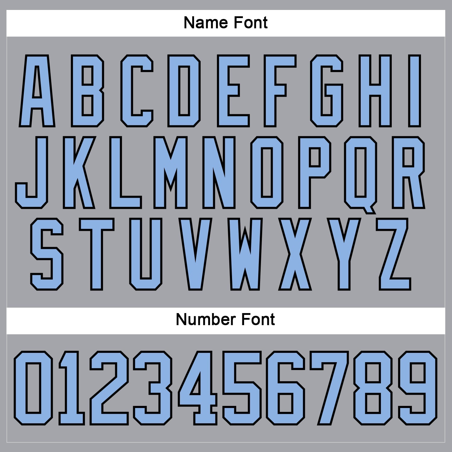 Custom Gray Light Blue-Black Hockey Lace Neck Jersey view 5