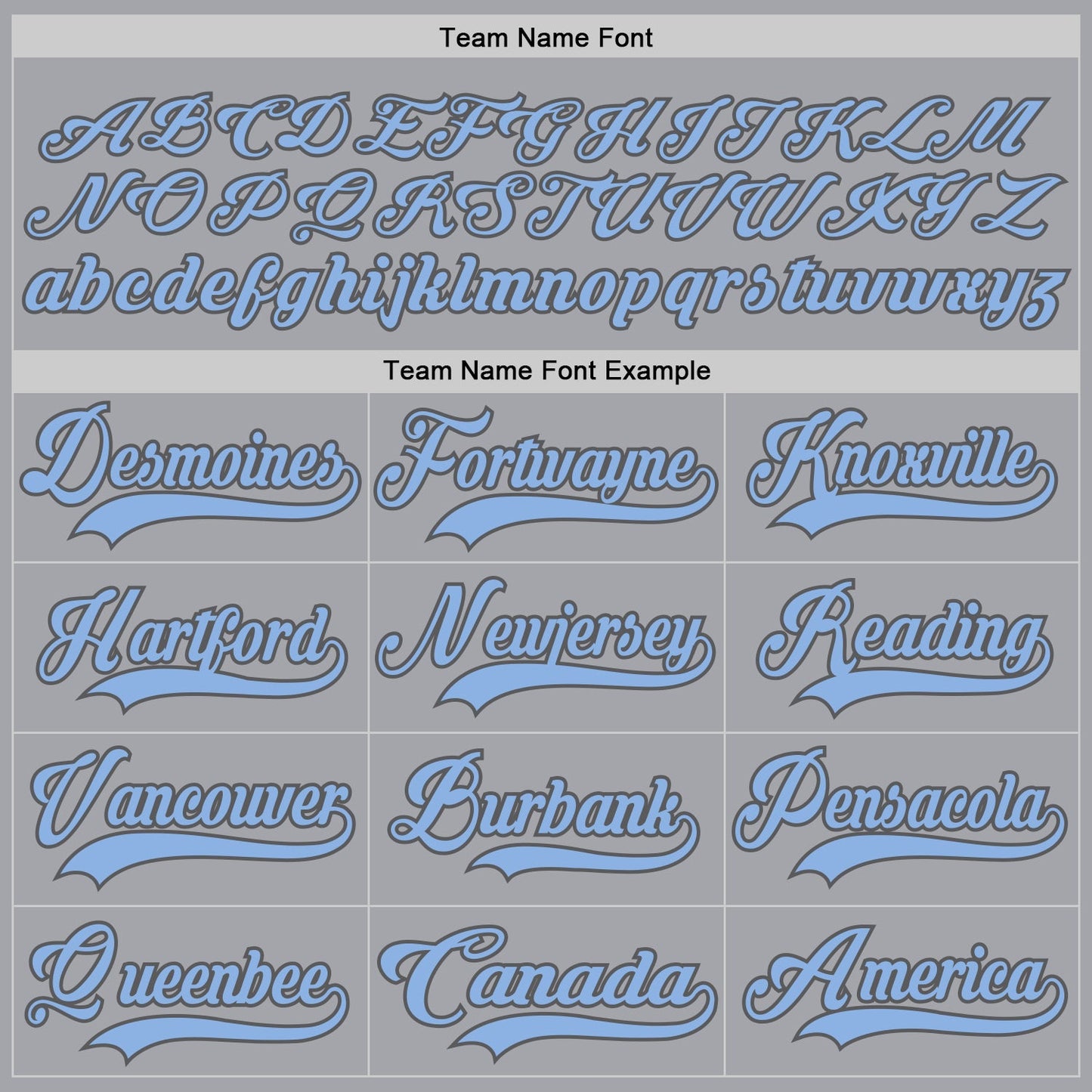Custom Gray Light Blue-Steel Gray Hockey Lace Neck Jersey view 4