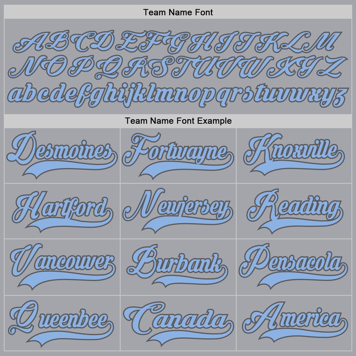Custom Gray Light Blue-Steel Gray Hockey Lace Neck Jersey view 4