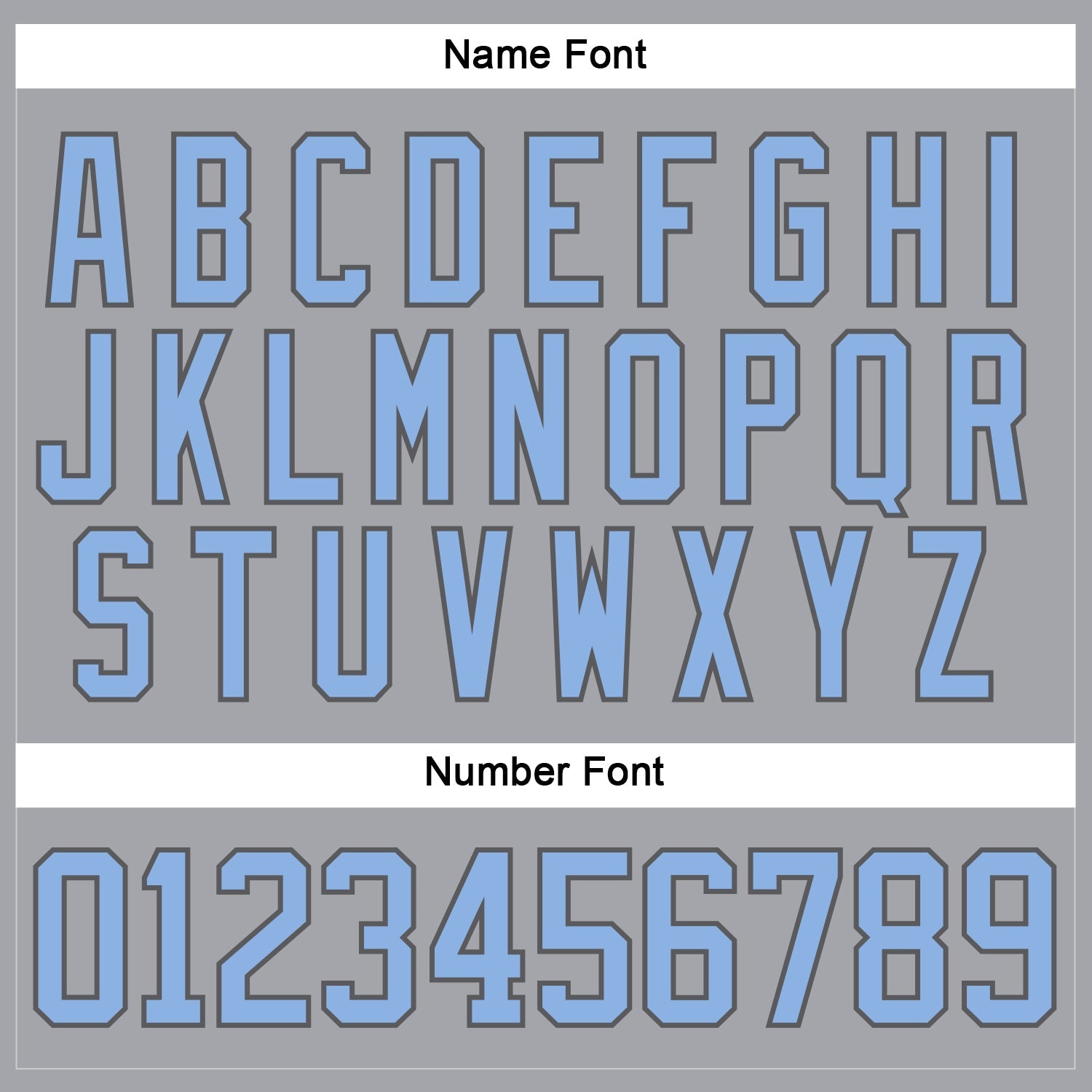 Custom Gray Light Blue-Steel Gray Hockey Lace Neck Jersey view 5