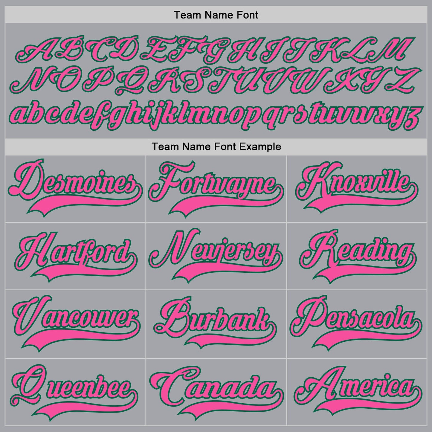 Custom Gray Pink-Kelly Green Hockey Lace Neck Jersey view 4