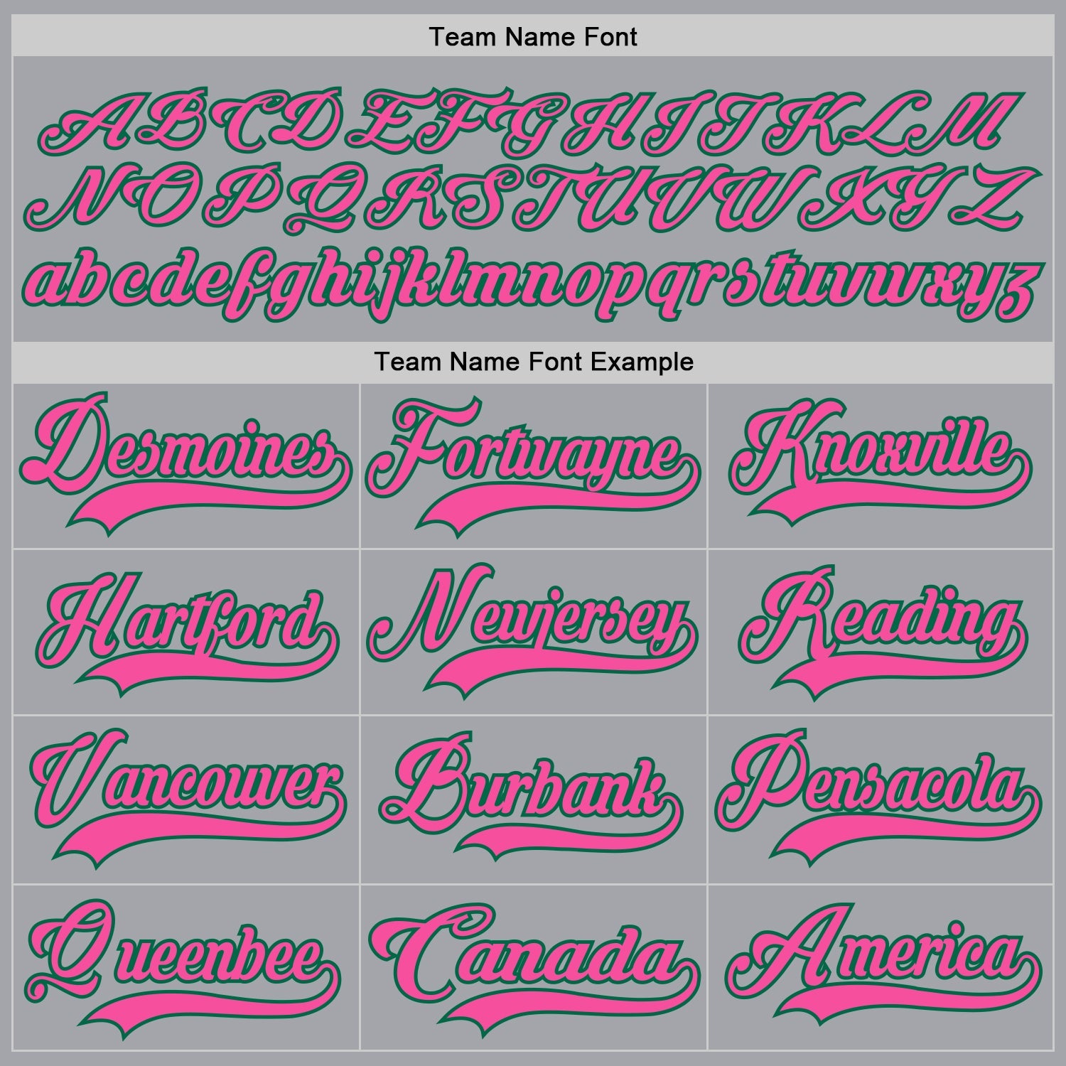 Custom Gray Pink-Kelly Green Hockey Lace Neck Jersey view 4