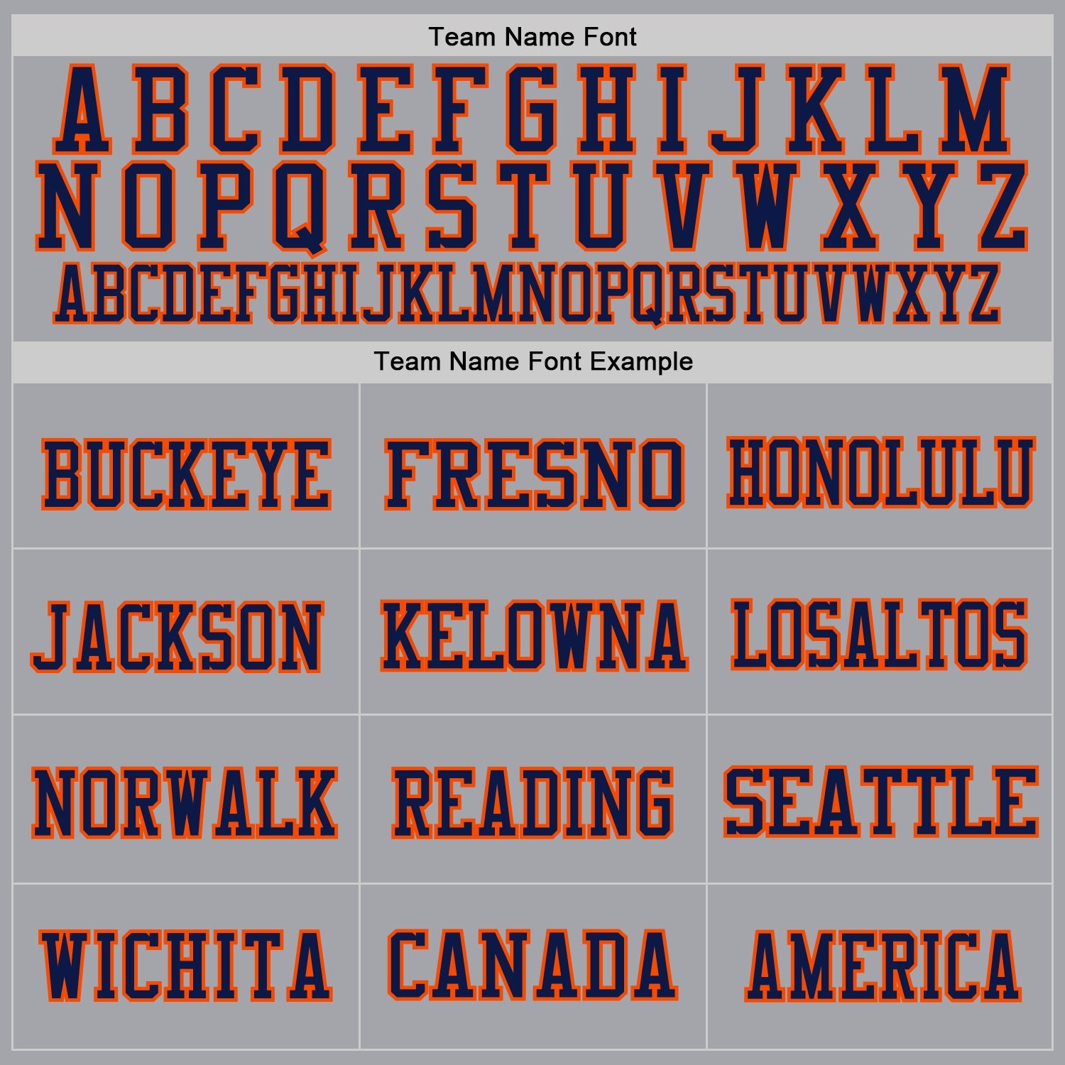 Custom Gray Navy-Orange Mesh Authentic Throwback Football Jersey view 3