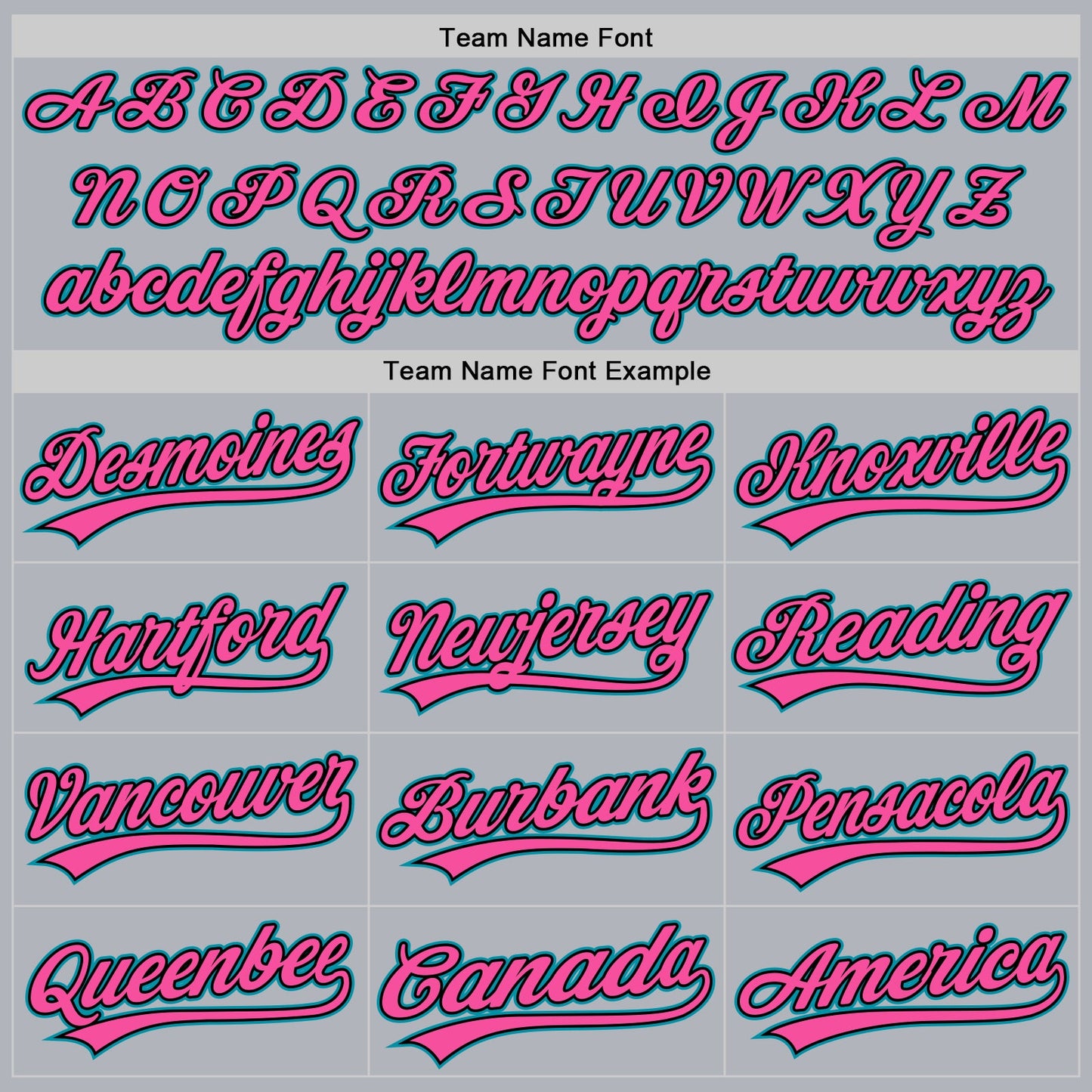 Custom Gray Teal Black-Pink Authentic Throwback Baseball Jersey view 4