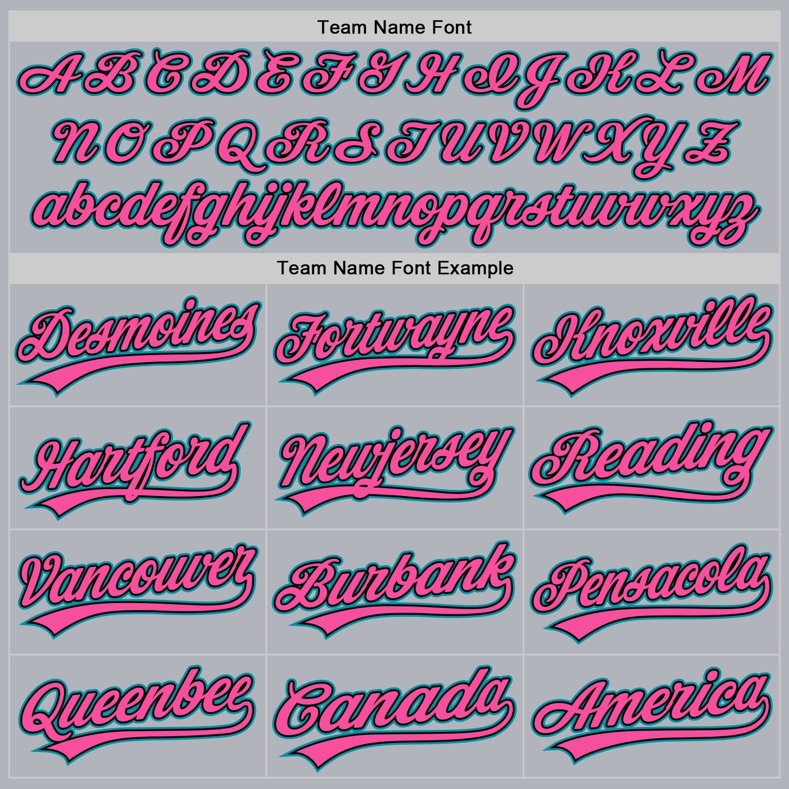 Custom Gray Teal Black-Pink Authentic Throwback Baseball Jersey view 4