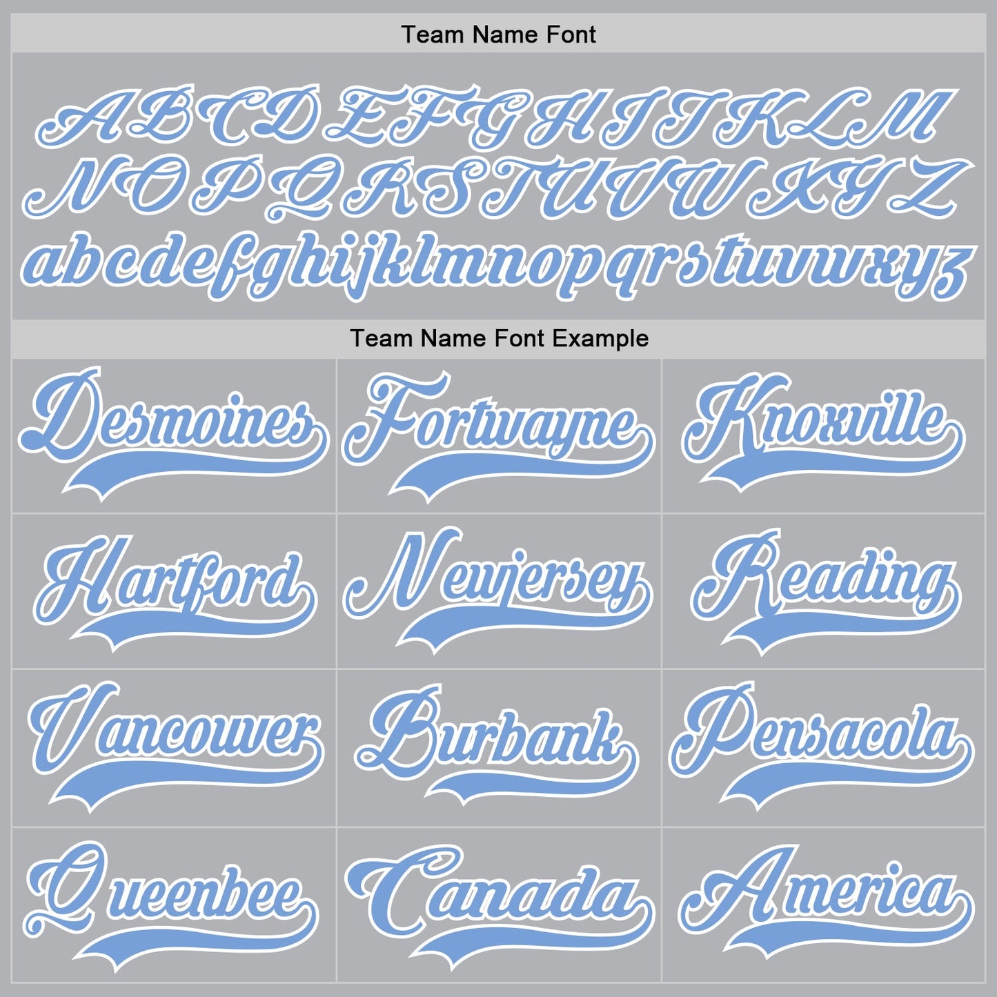Custom Gray Light Blue-White Hockey Jersey view 4