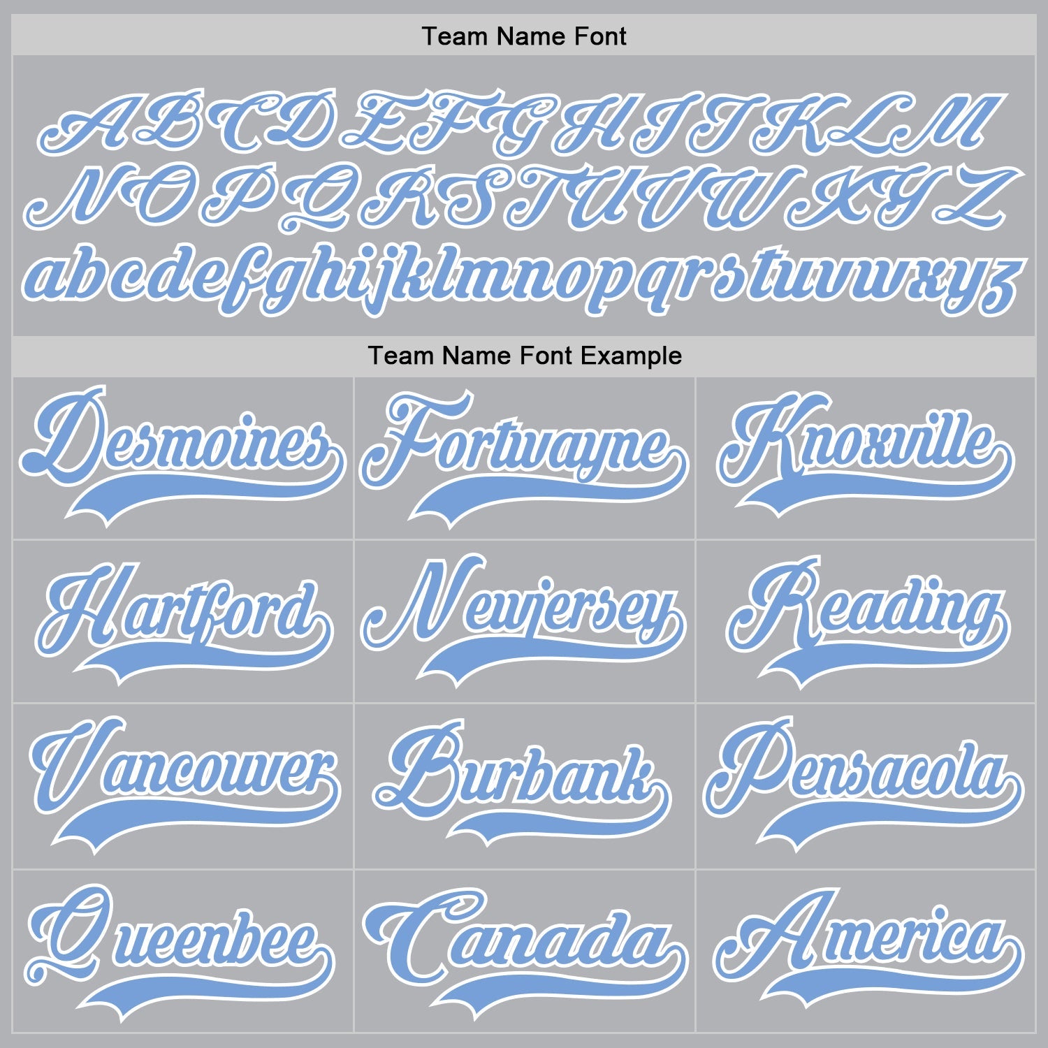 Custom Gray Light Blue-White Hockey Jersey view 4