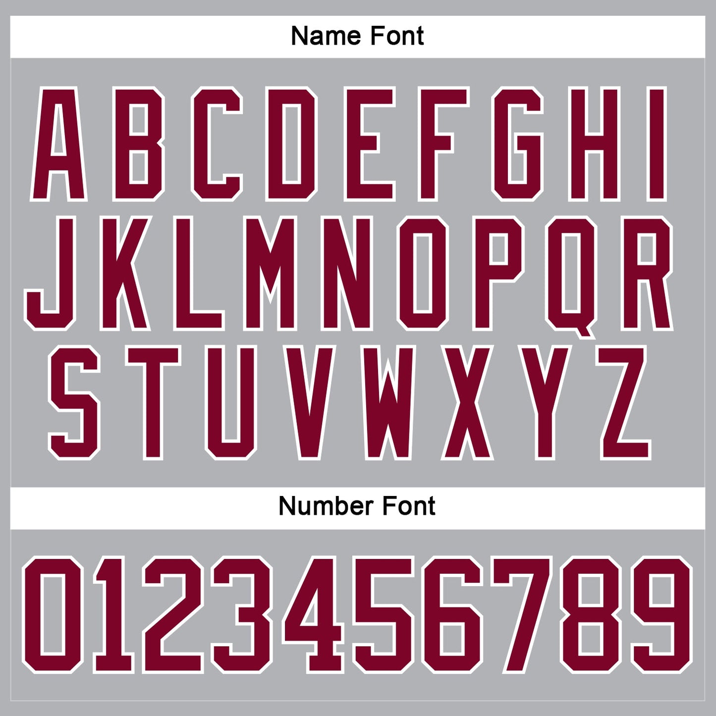 Custom Gray Maroon-White Hockey Jersey view 5