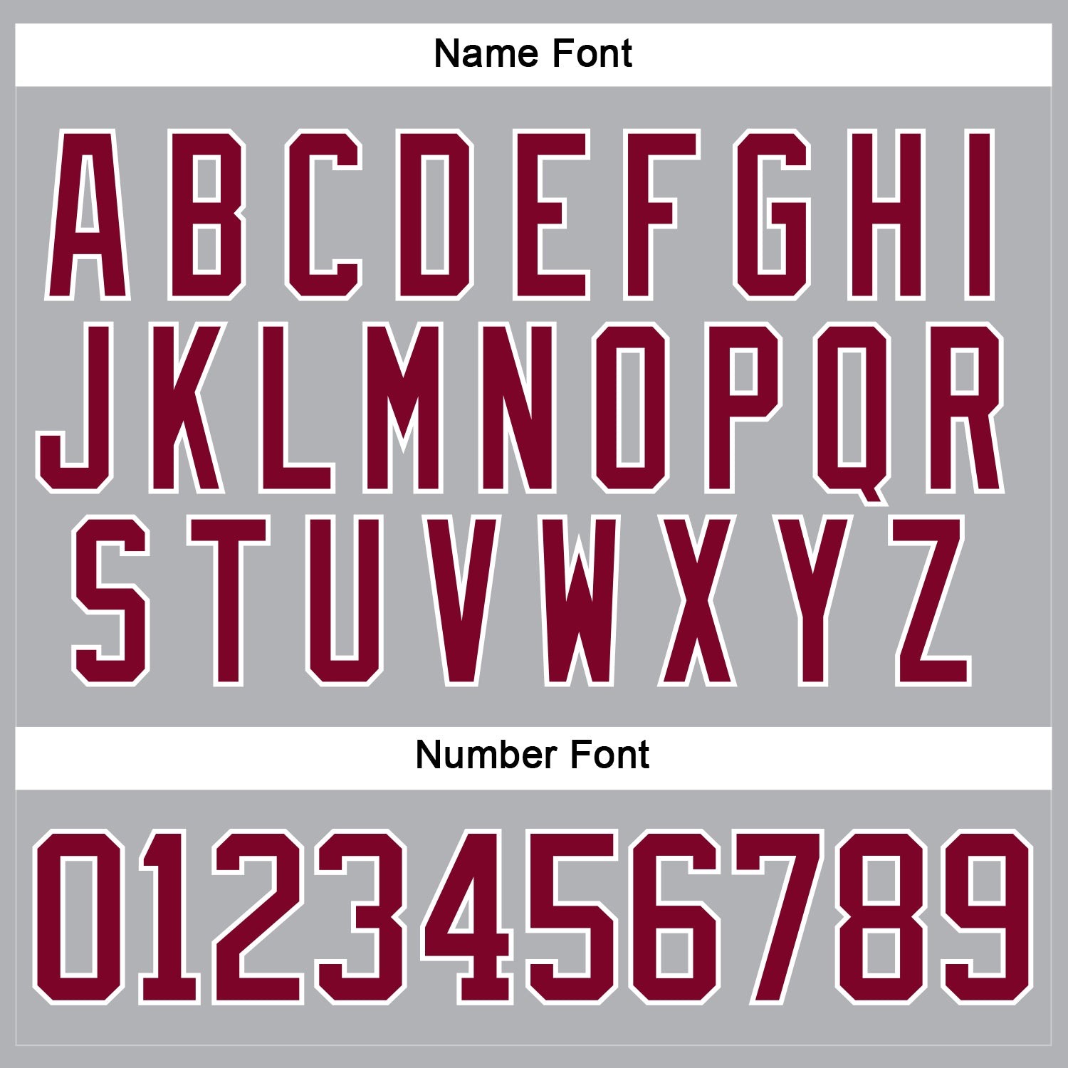 Custom Gray Maroon-White Hockey Jersey view 5