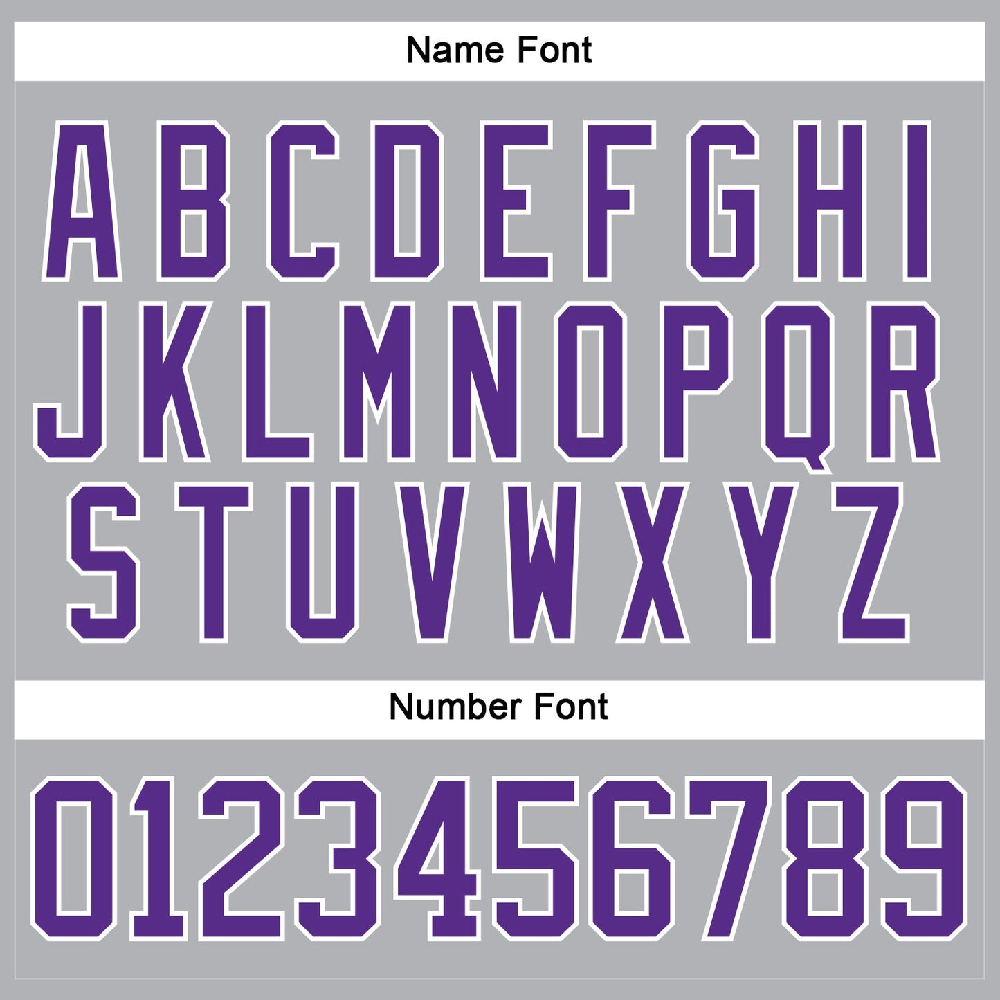 Custom Gray Purple-White Hockey Jersey view 5