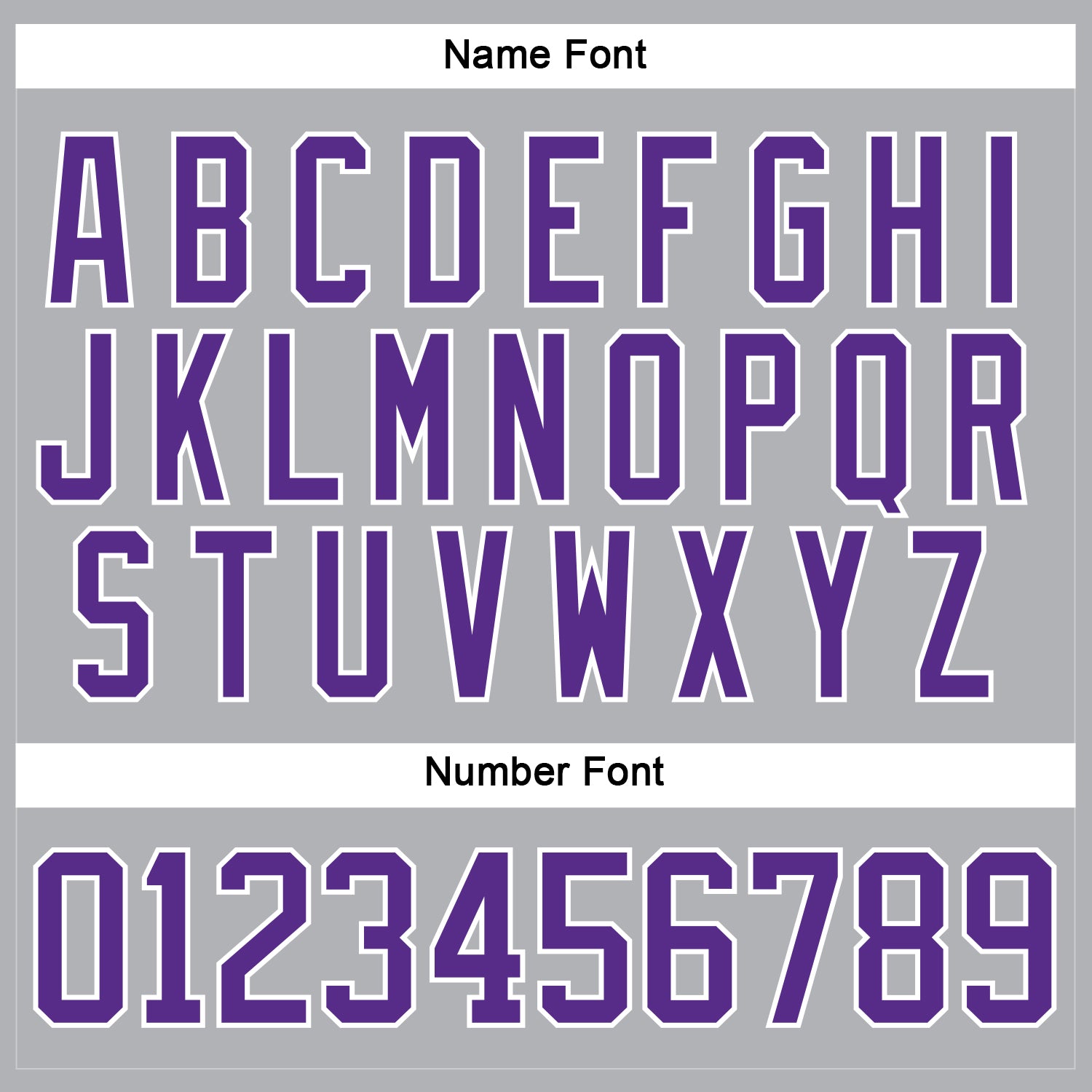 Custom Gray Purple-White Hockey Jersey view 5